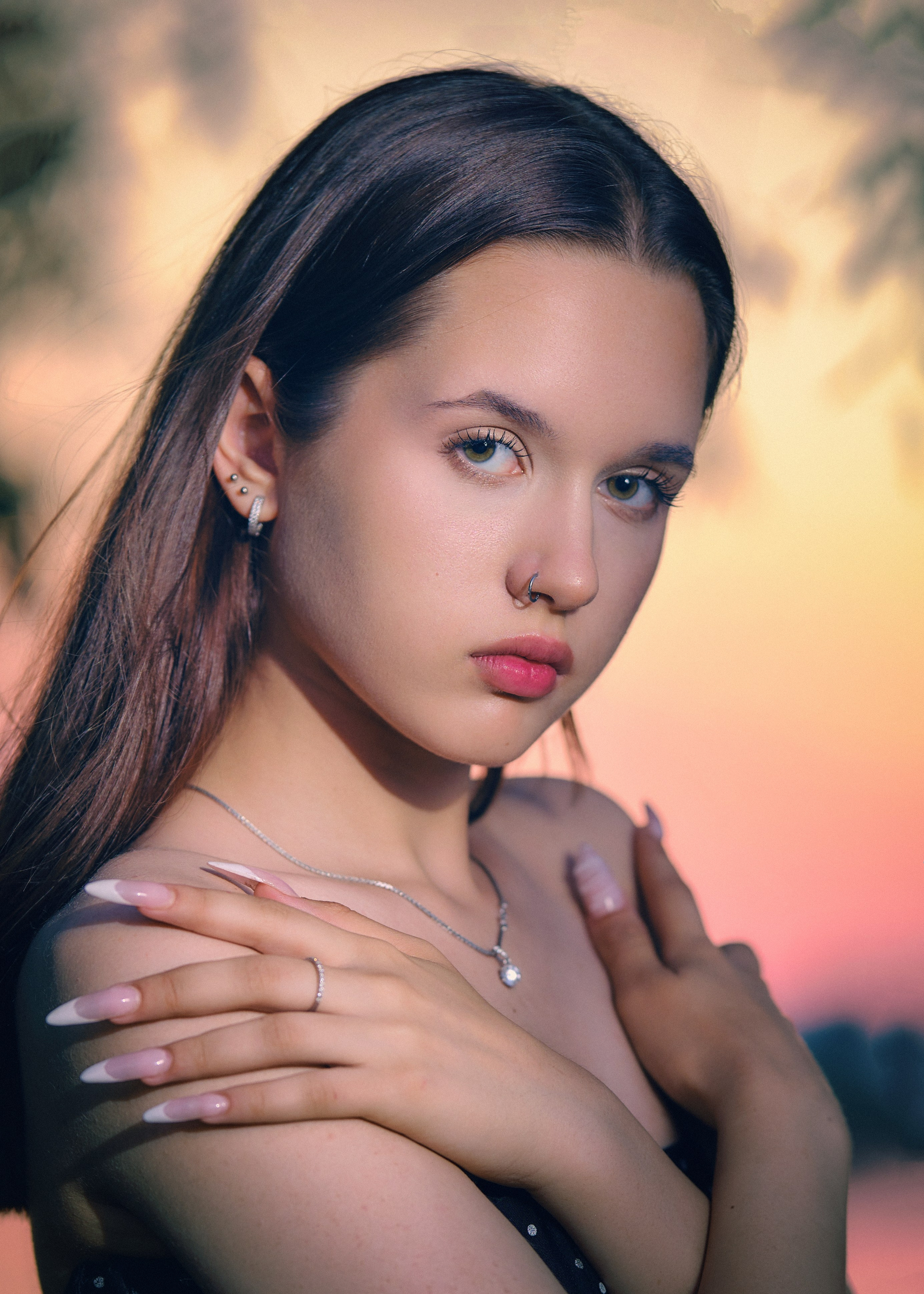 Летняя фотосессия на природе, в лесу, на улице. Семейная с детьми