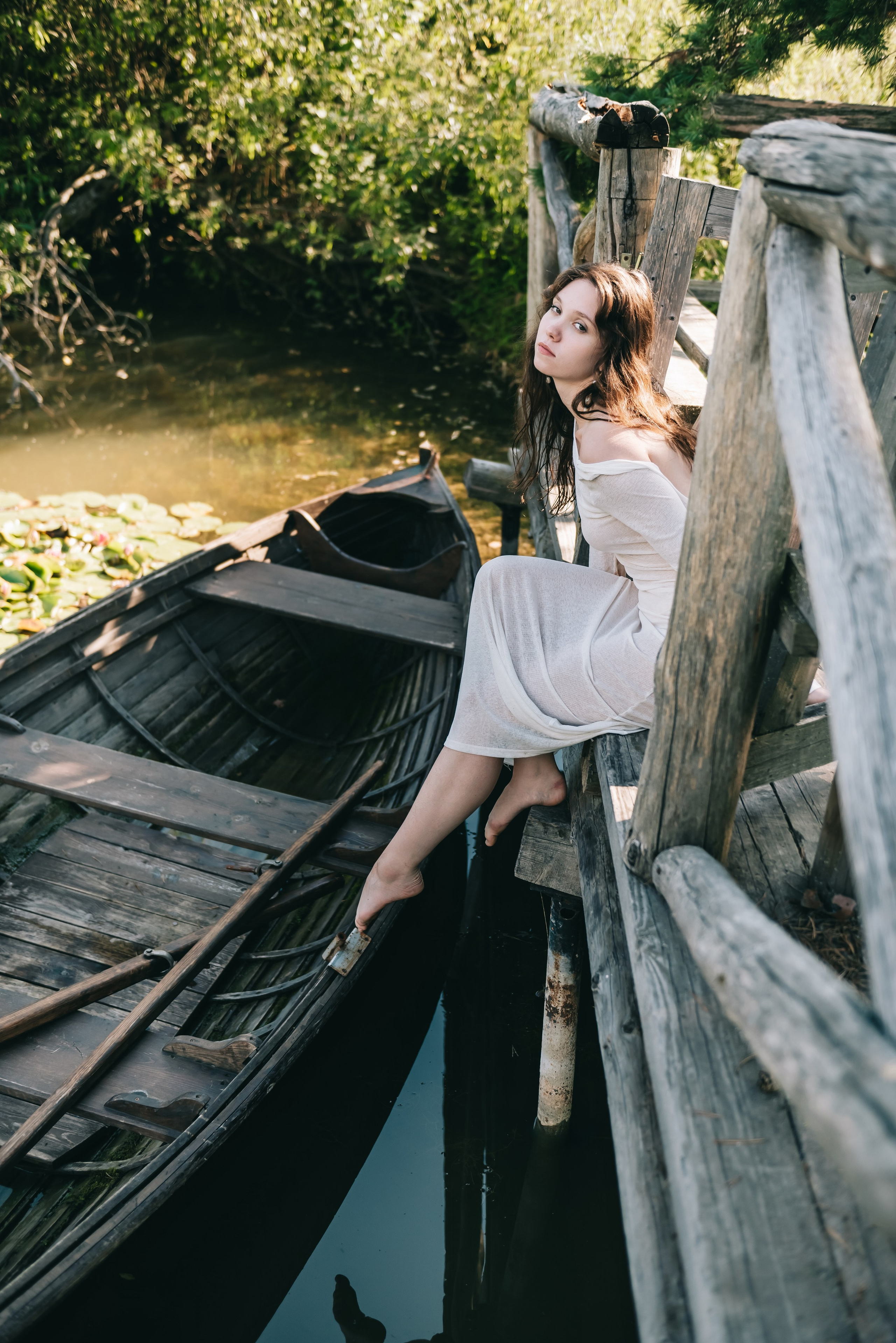 Фотосессия с кувшинками в Таёжной Заимке в г. Кемерово