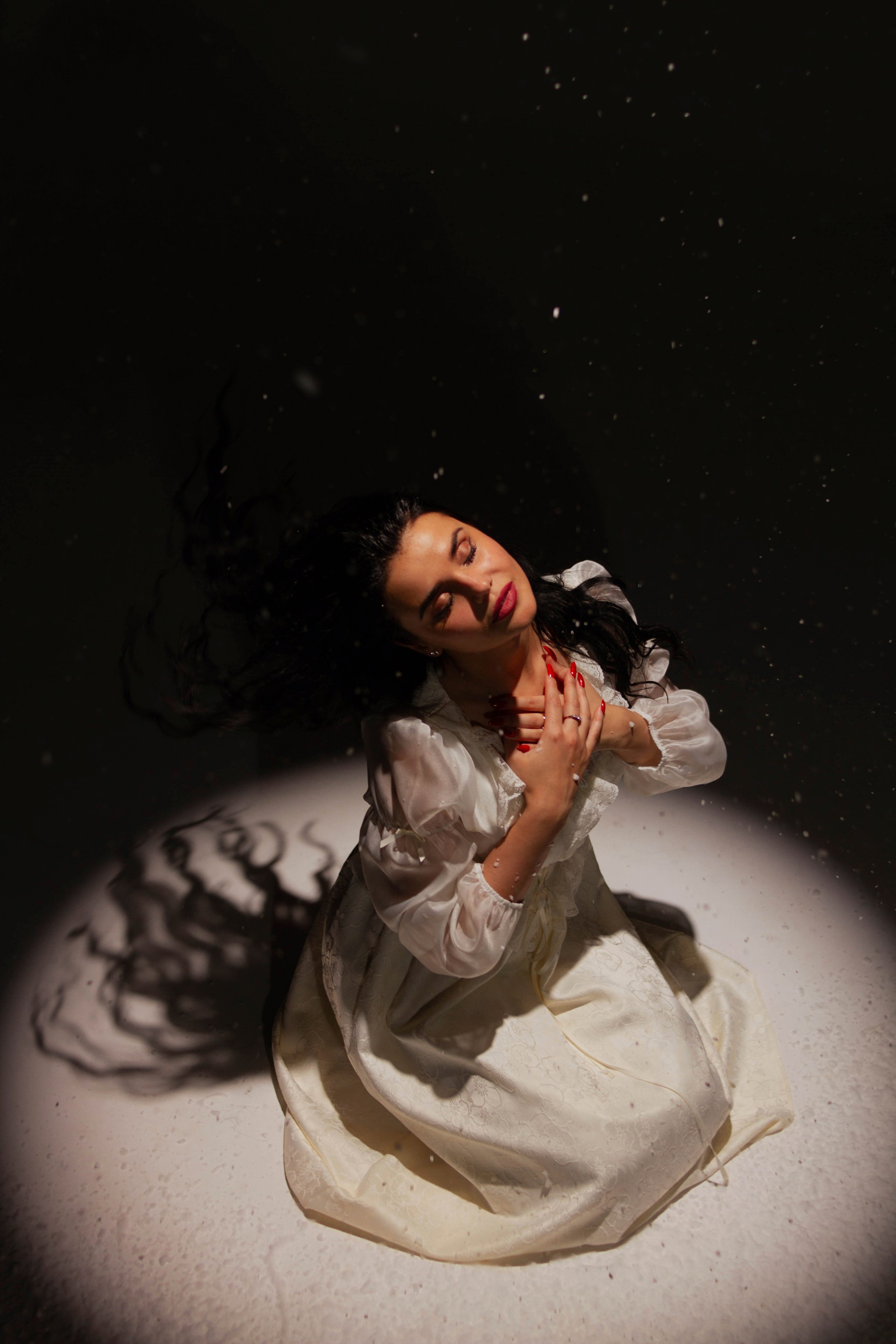 Снег в студии. Создадим шедевр? Виталина и её фотоискусство