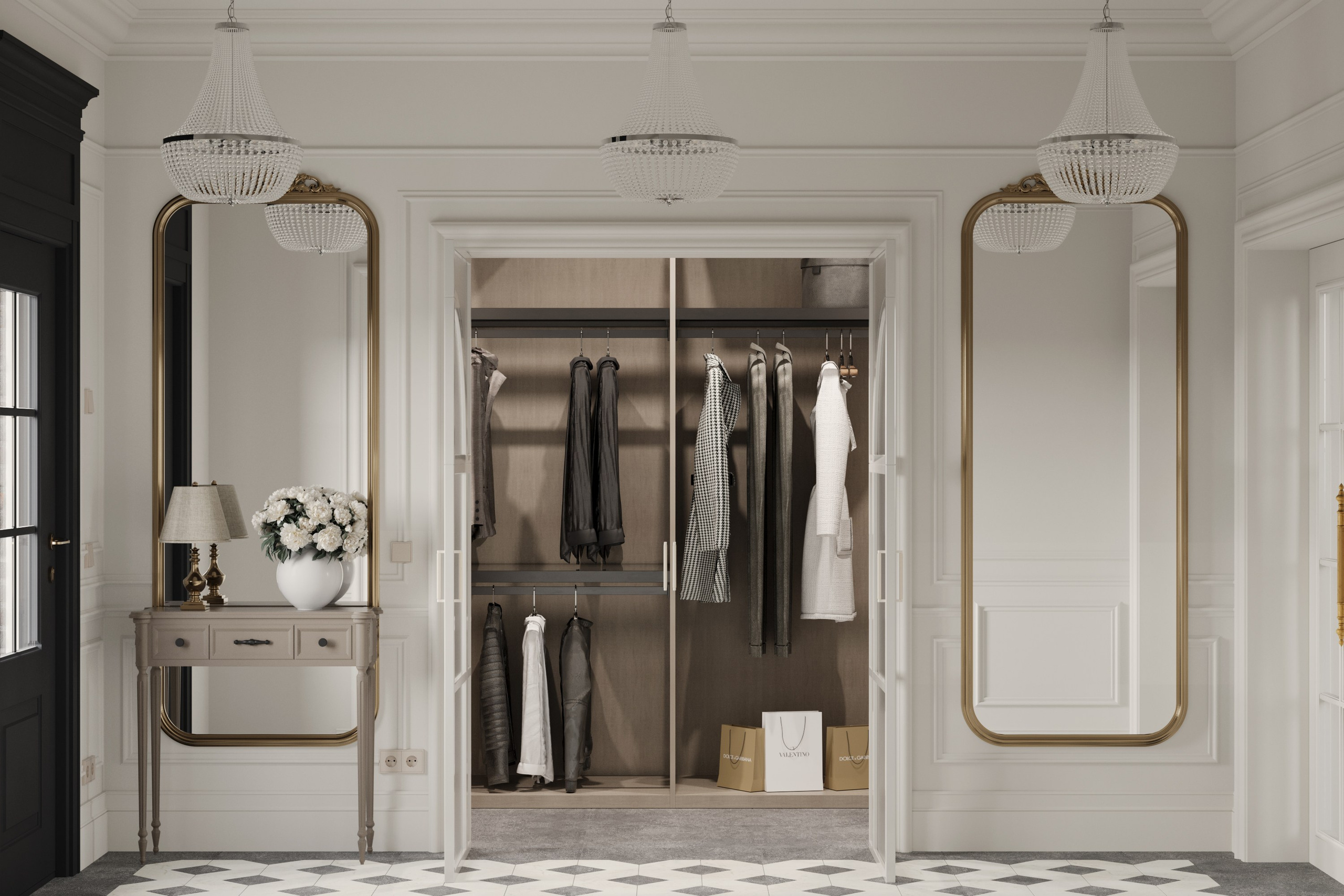 Дом 320 м² для большой семьи в Парижском стиле🤍