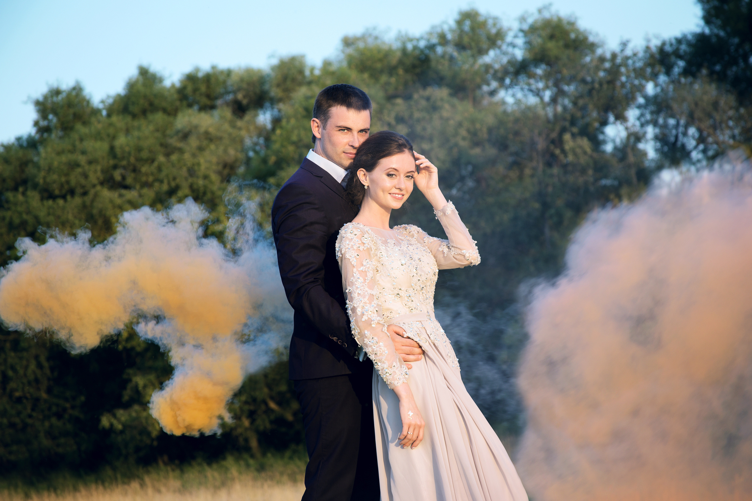 Свадебная фотосъемка для Полины и Евгения. Свадебный и семейный фотограф в Москве Евгения Лисина