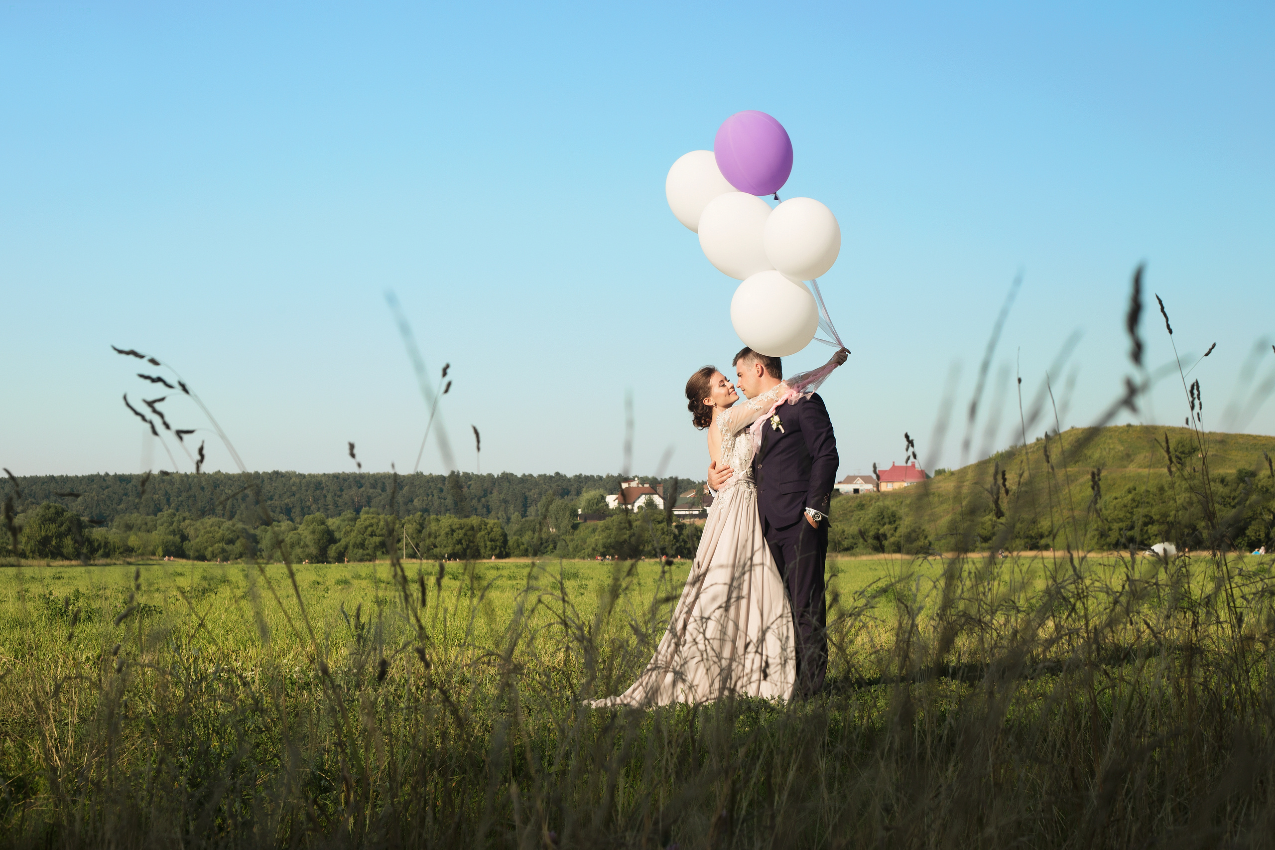 Свадебная фотосъемка для Полины и Евгения. Свадебный и семейный фотограф в Москве Евгения Лисина
