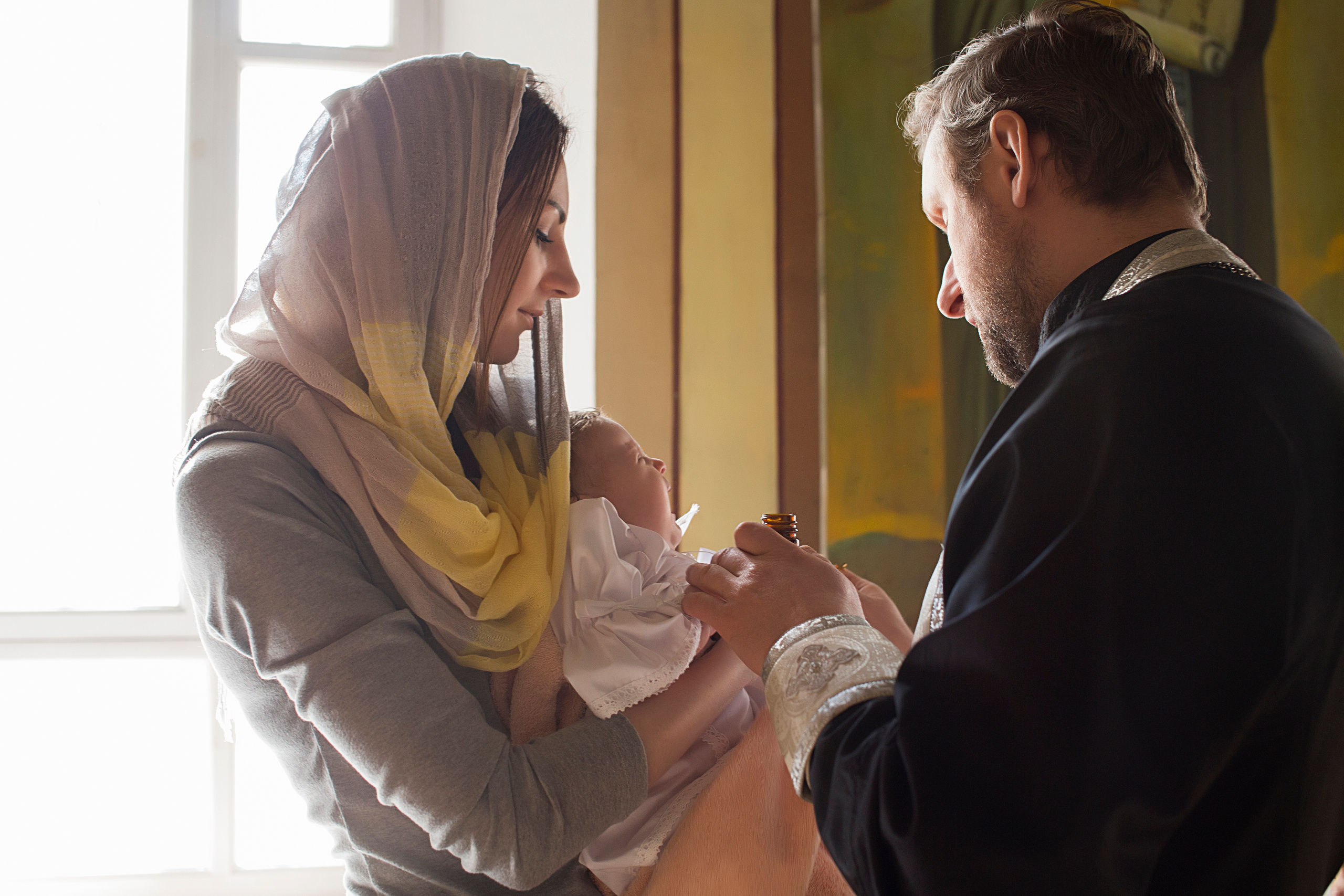 Фотоъемка крещения в Москве. Свадебный и семейный фотограф в Москве Евгения Лисина