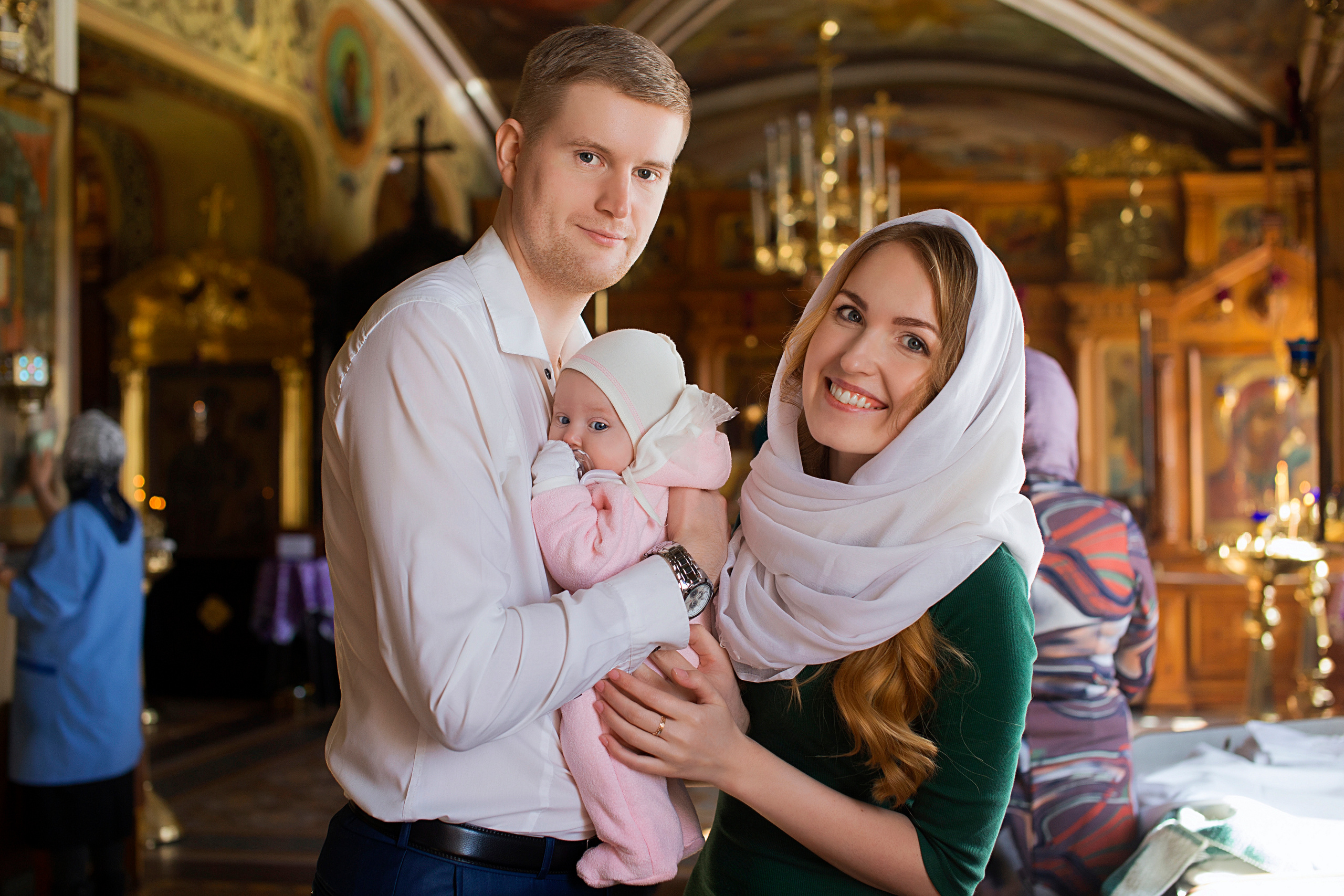 Фотоъемка крещения в Москве. Свадебный и семейный фотограф в Москве Евгения Лисина