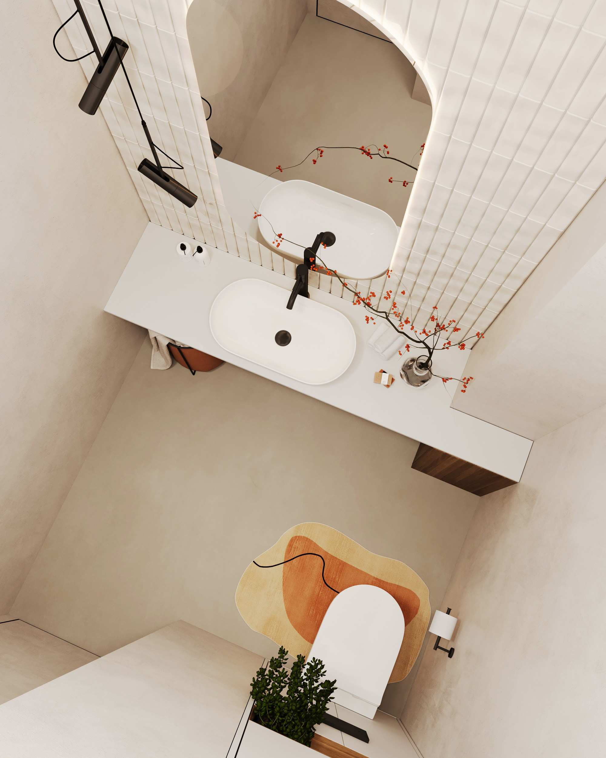 Beauty Salon Tatcher. Дизайн интерьера | 3D визуализация | Миланская Марина