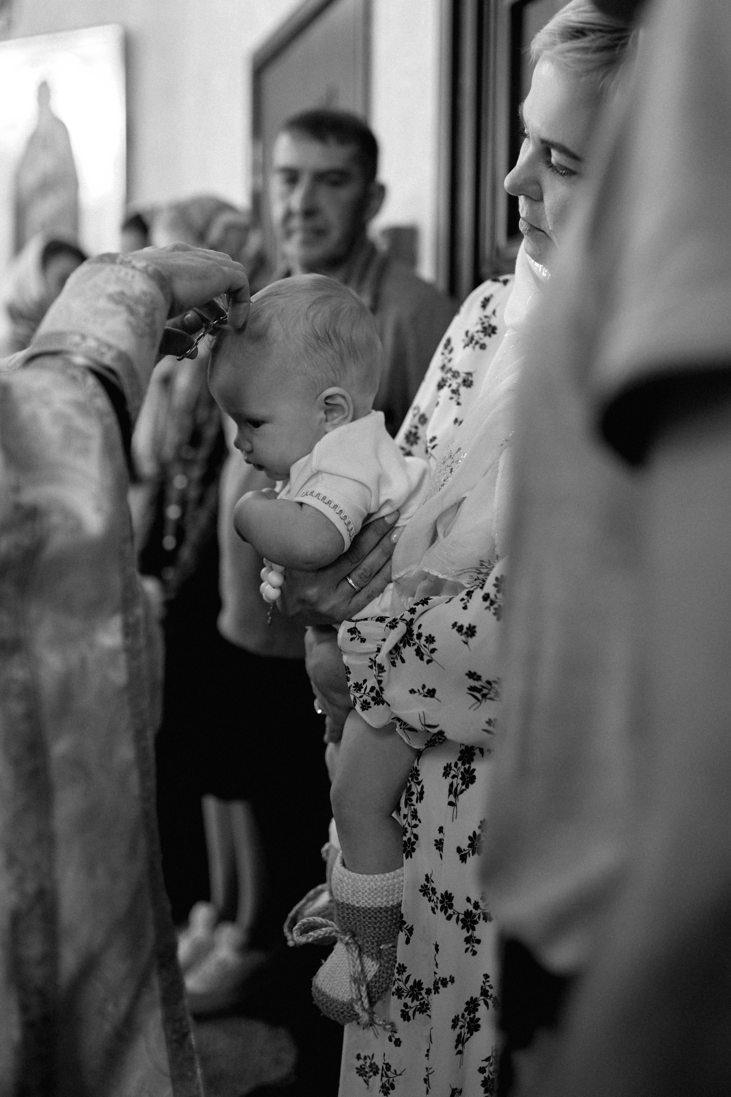 Крещение Кирилла. Сестры Карабаза. Фотографы и ретушеры в Москве и Санкт-Петербурге