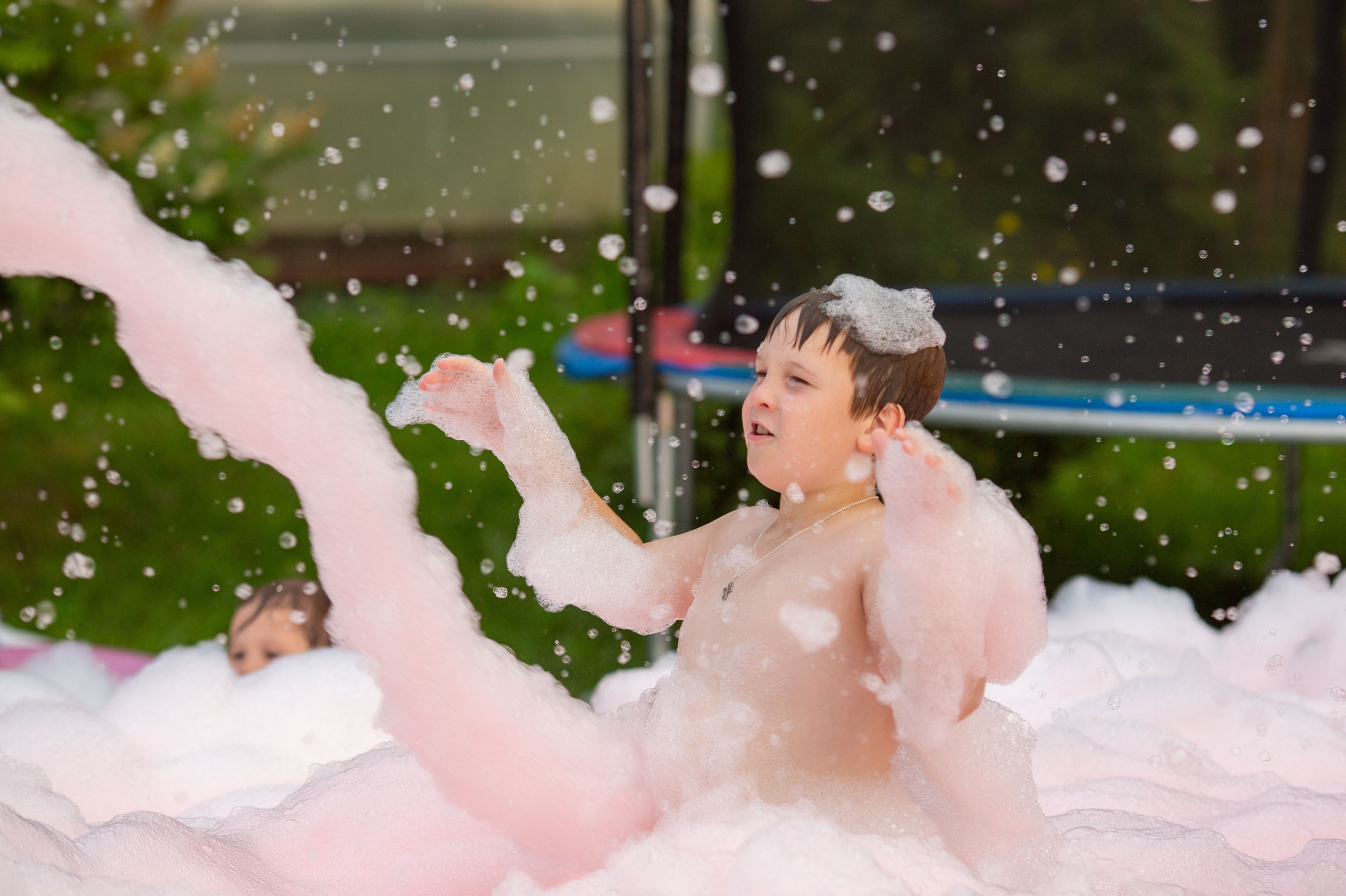 День рождения Насти. Пенная вечеринка. Семейный и детский фотограф Анна Петракова