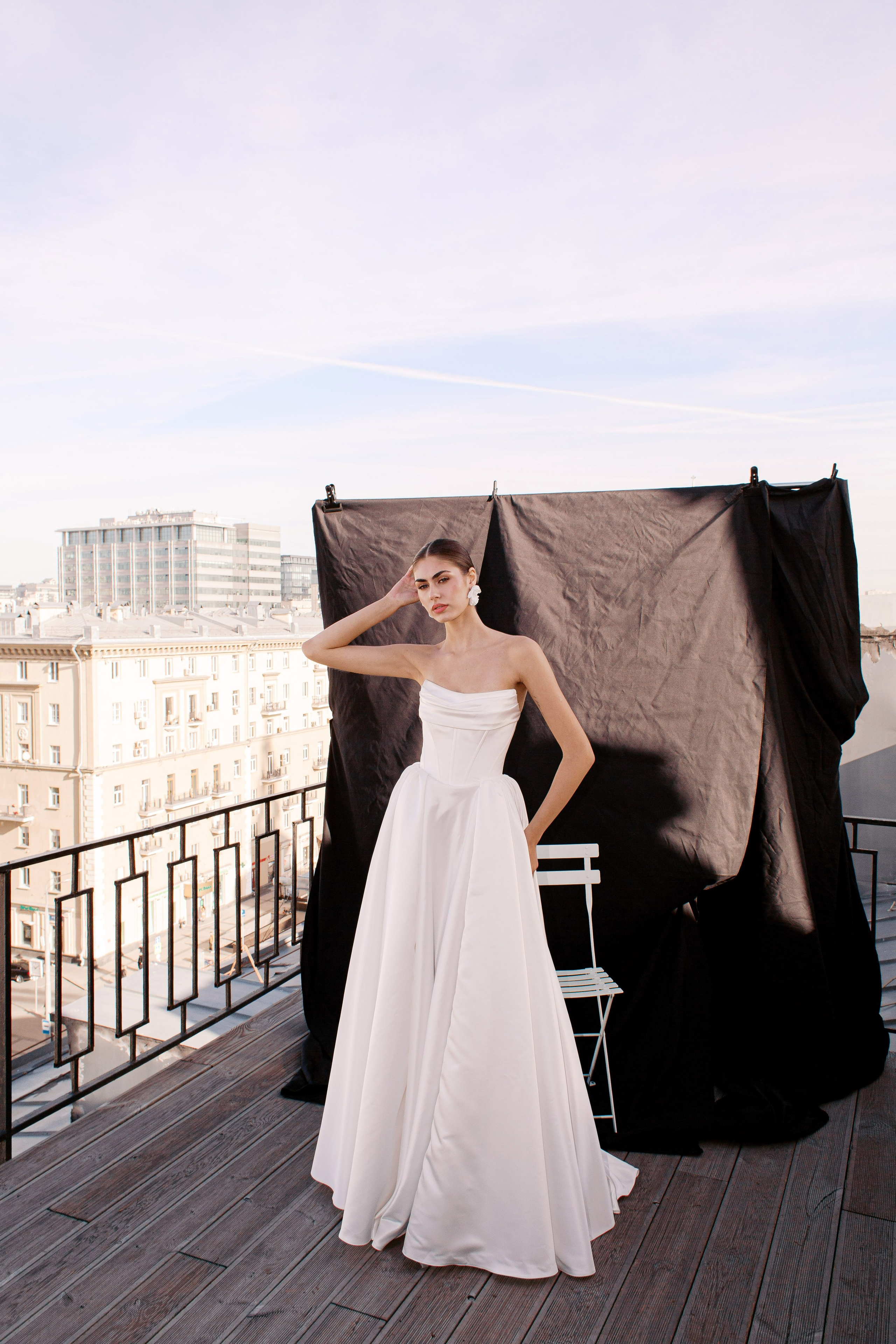 Стильное утро невесты, свадебный фотограф Москва, студия лофт