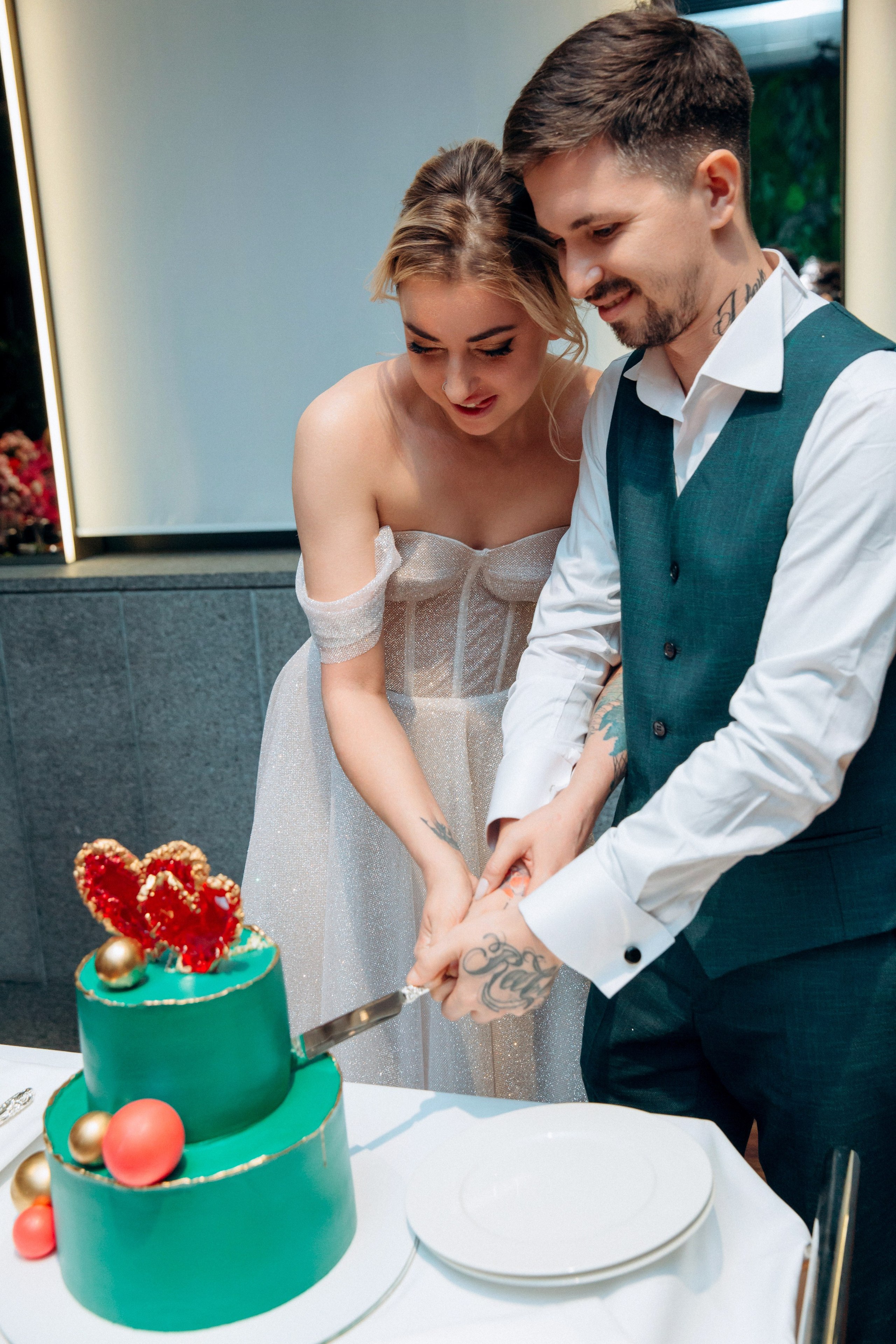 Неоновая свадьба. Свадебный фотограф в Санкт-Петербурге Вика Стукачева