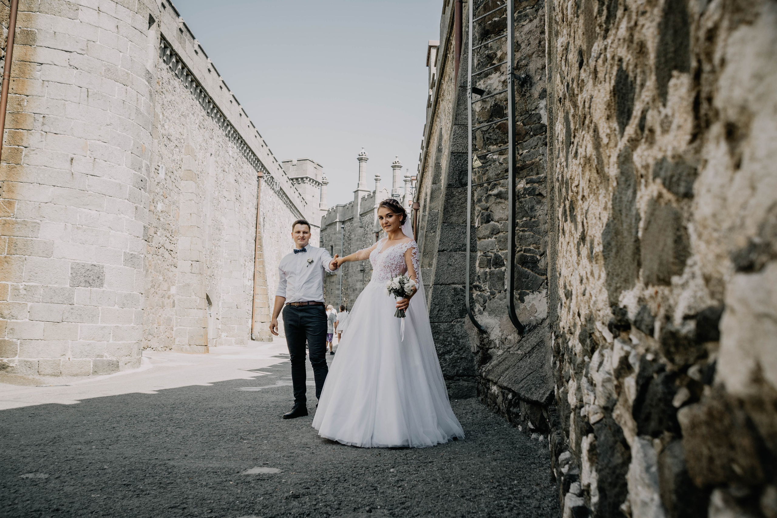 Татьяна & Артём. Свадебная фотосессия Воронцовский дворец и мыс Фиолент. Свадебный и контент фотограф в Севастополе и Крыму Марина Данилова