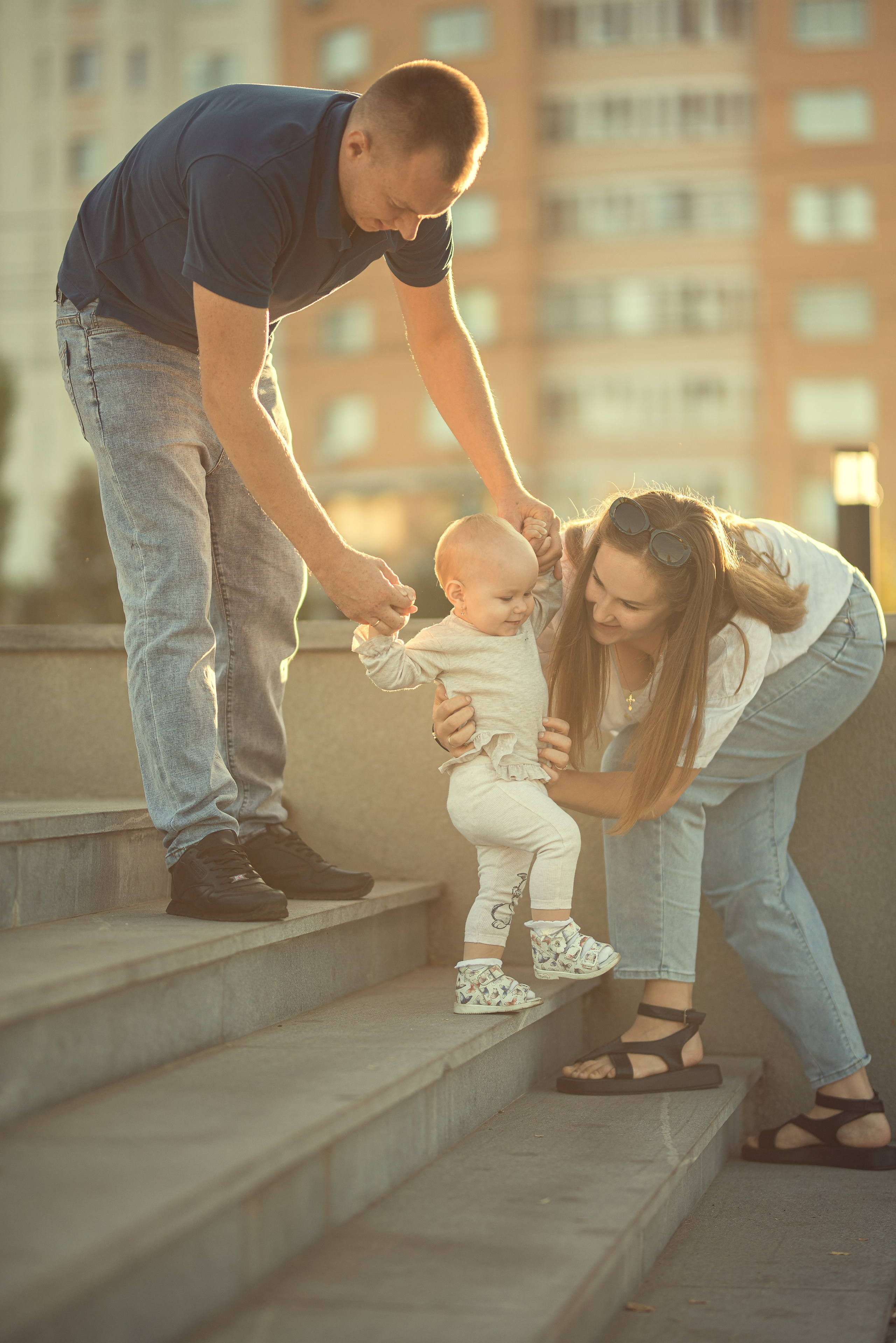 Максим, Анастасия и Марго. Фотограф Таинств Крещения и Венчания в г. Курске