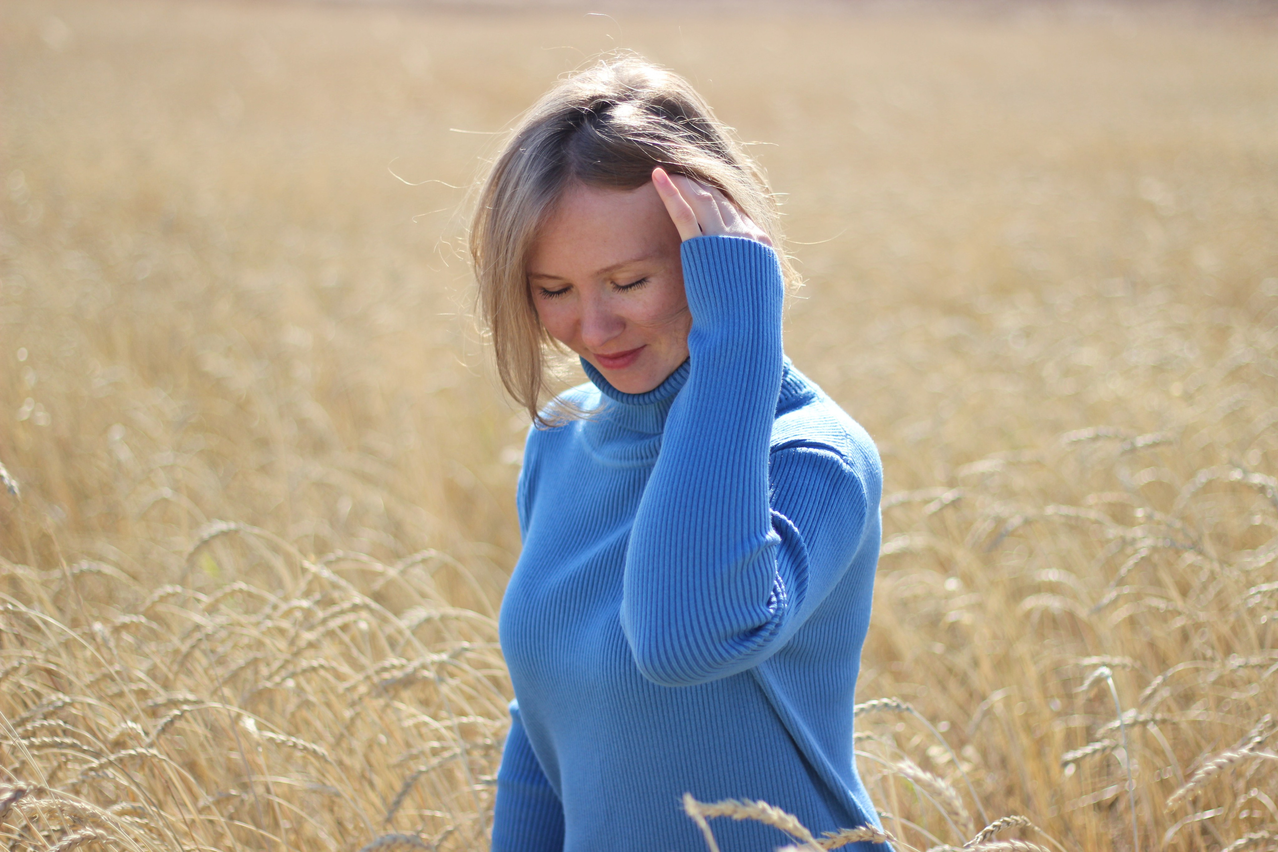 Пшеничное поле — Анастасия. Фотограф Юлия Левандовская, п.Ясногорск