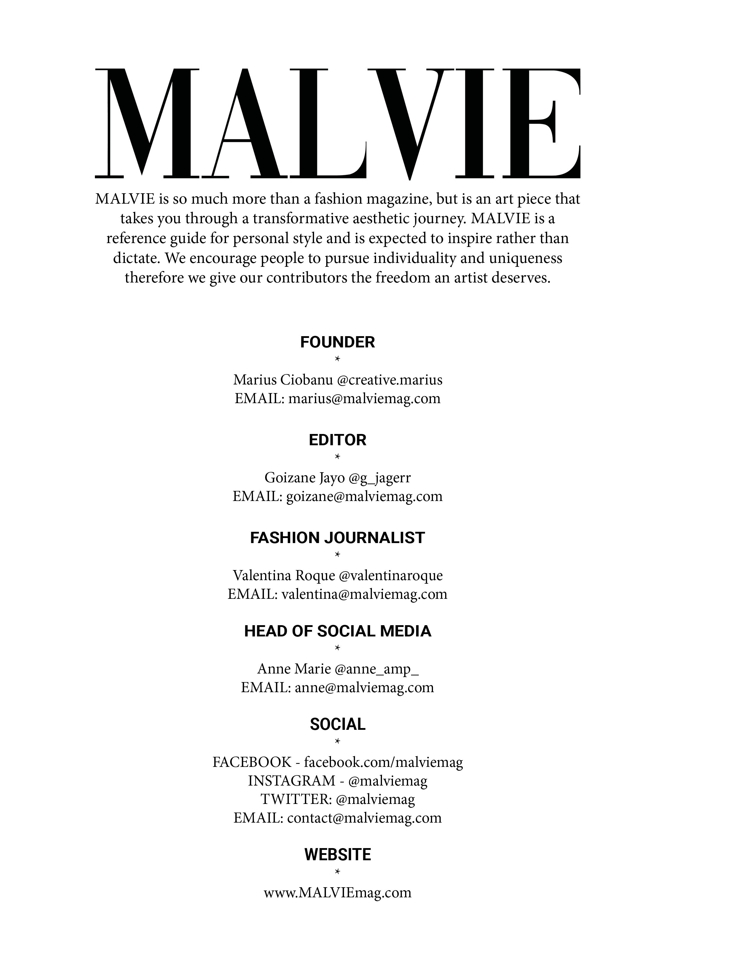 MALVIE FRENCH MAGAZINE 1. Беликова Елена. Фотограф в г. Москва