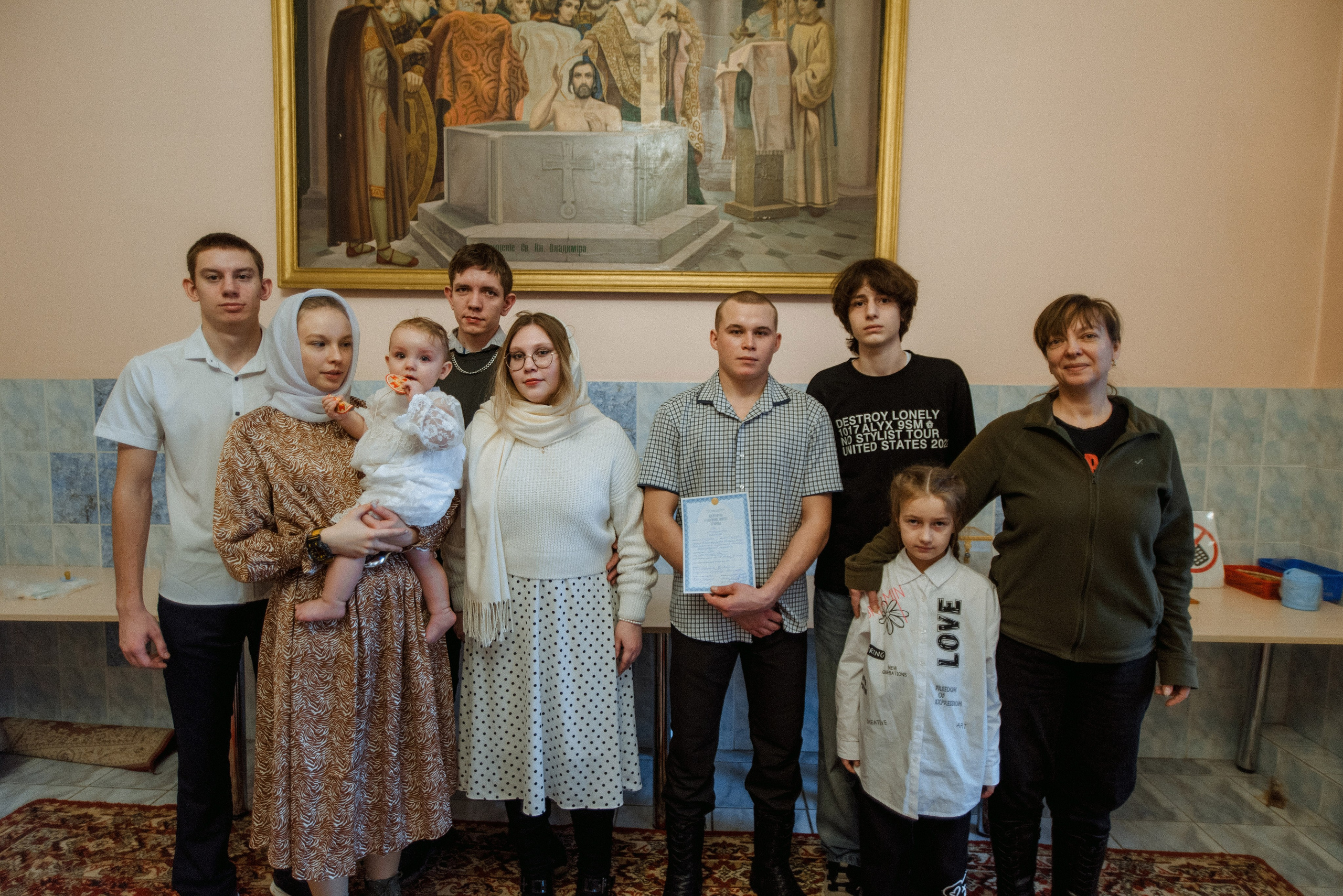 Крещение Евы. Семейный документальный фотограф в Волгограде Мариэта Додина