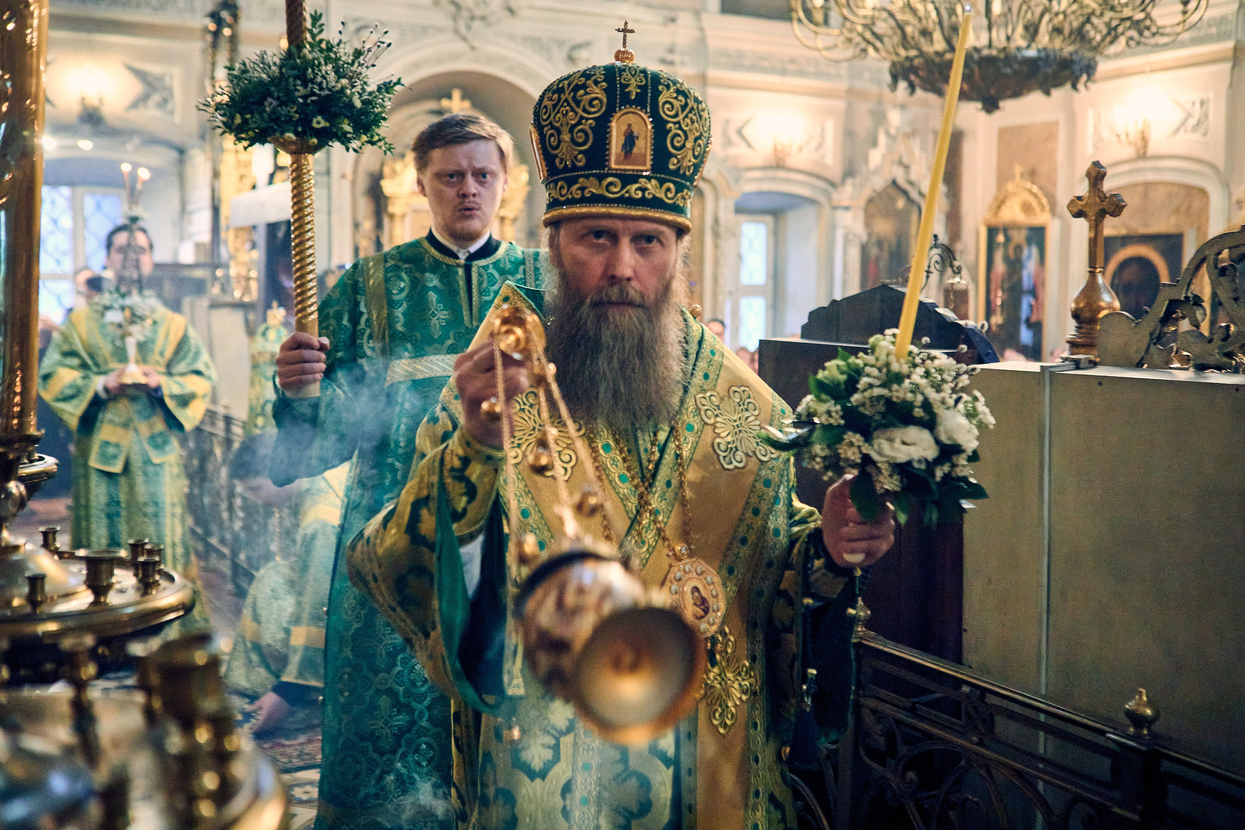 На всенощном бдении под Неделю ваий. DMITRY MOISEENKO — фотограф, художник, топ-стилист