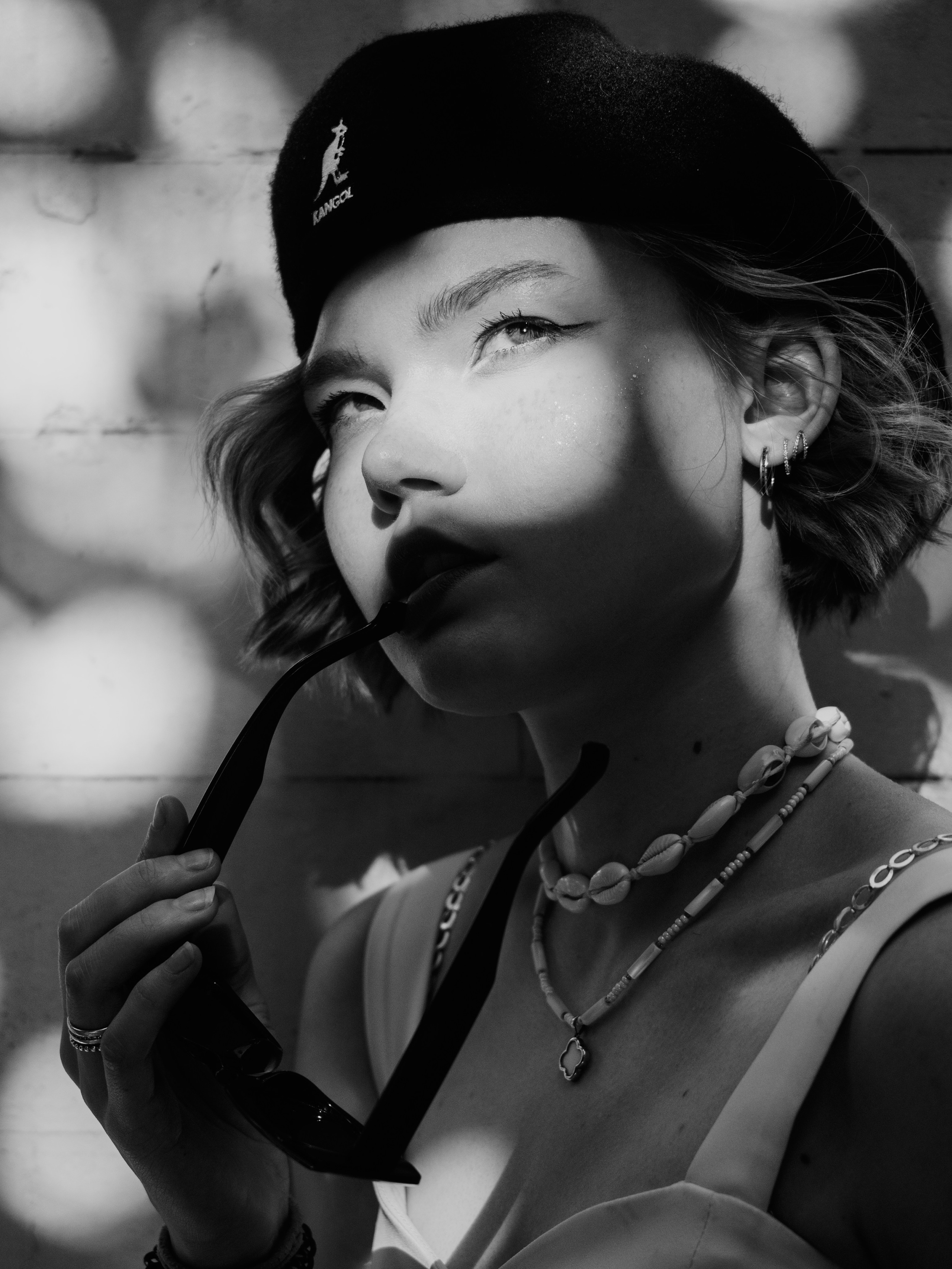 Женская ч/б фотосессия