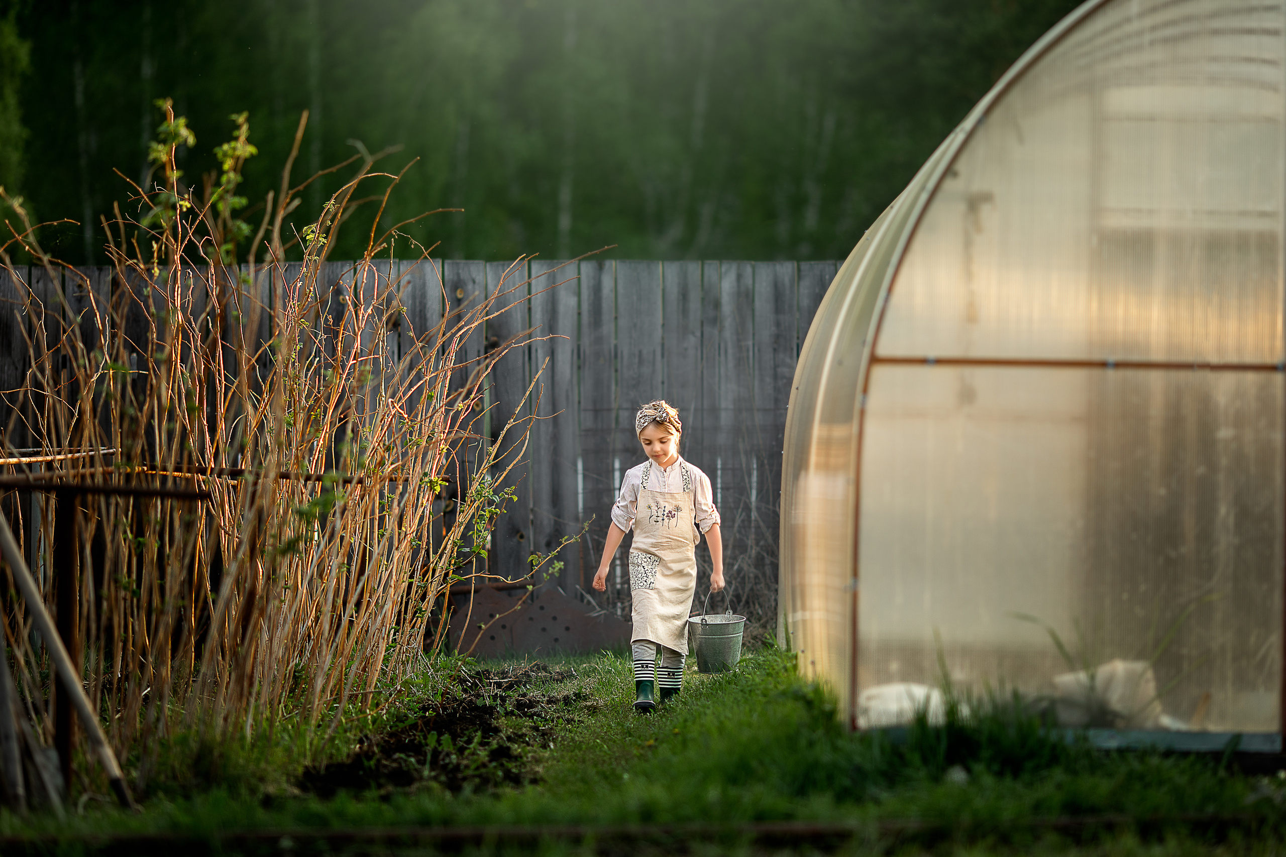 Дела огородные. Детский и семейный фотограф в Красноярске Елена Коровкина