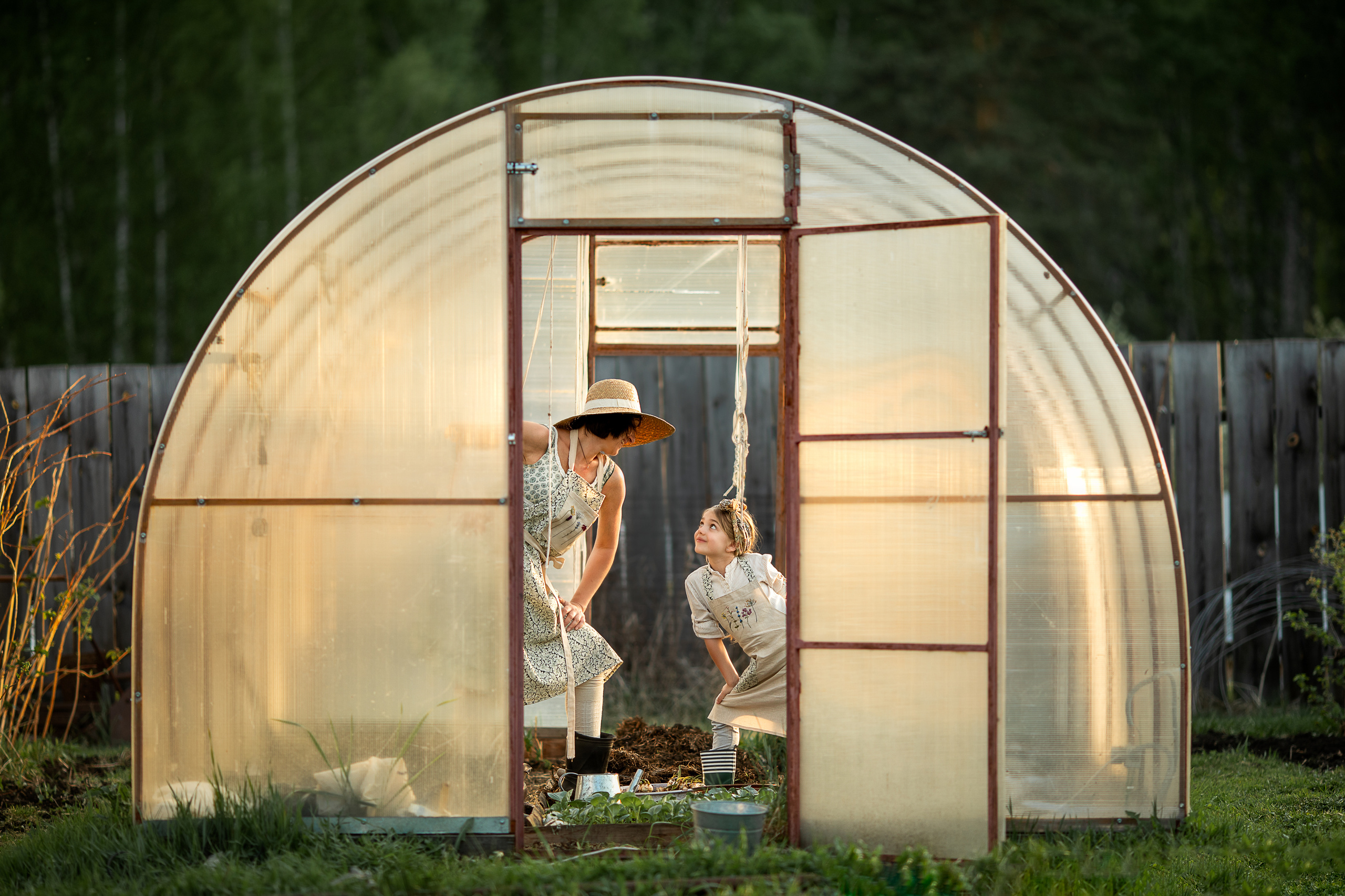 Дела огородные. Детский и семейный фотограф в Красноярске Елена Коровкина