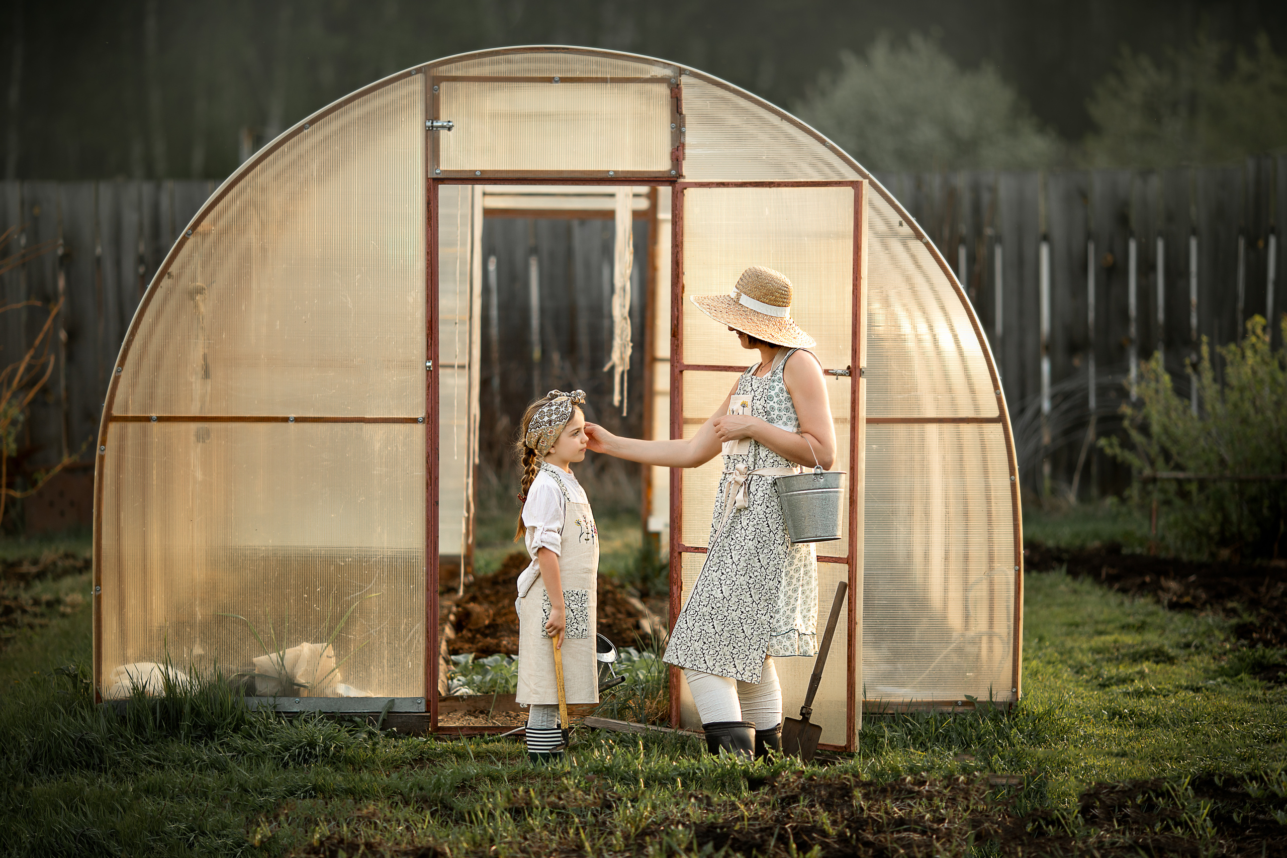 Дела огородные. Детский и семейный фотограф в Красноярске Елена Коровкина