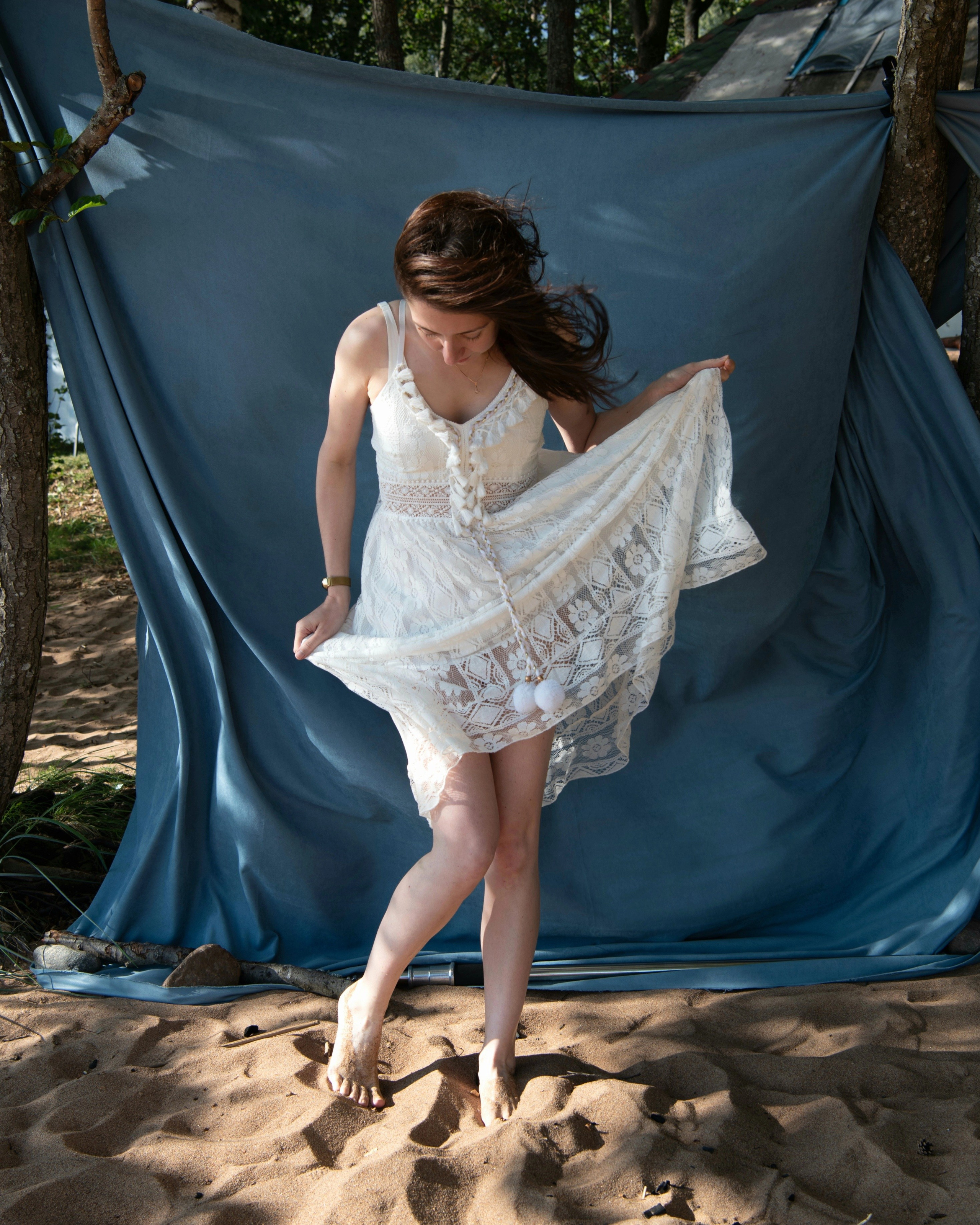 Галя на берегу финского залива. Фотограф в СПБ Светлана Князева