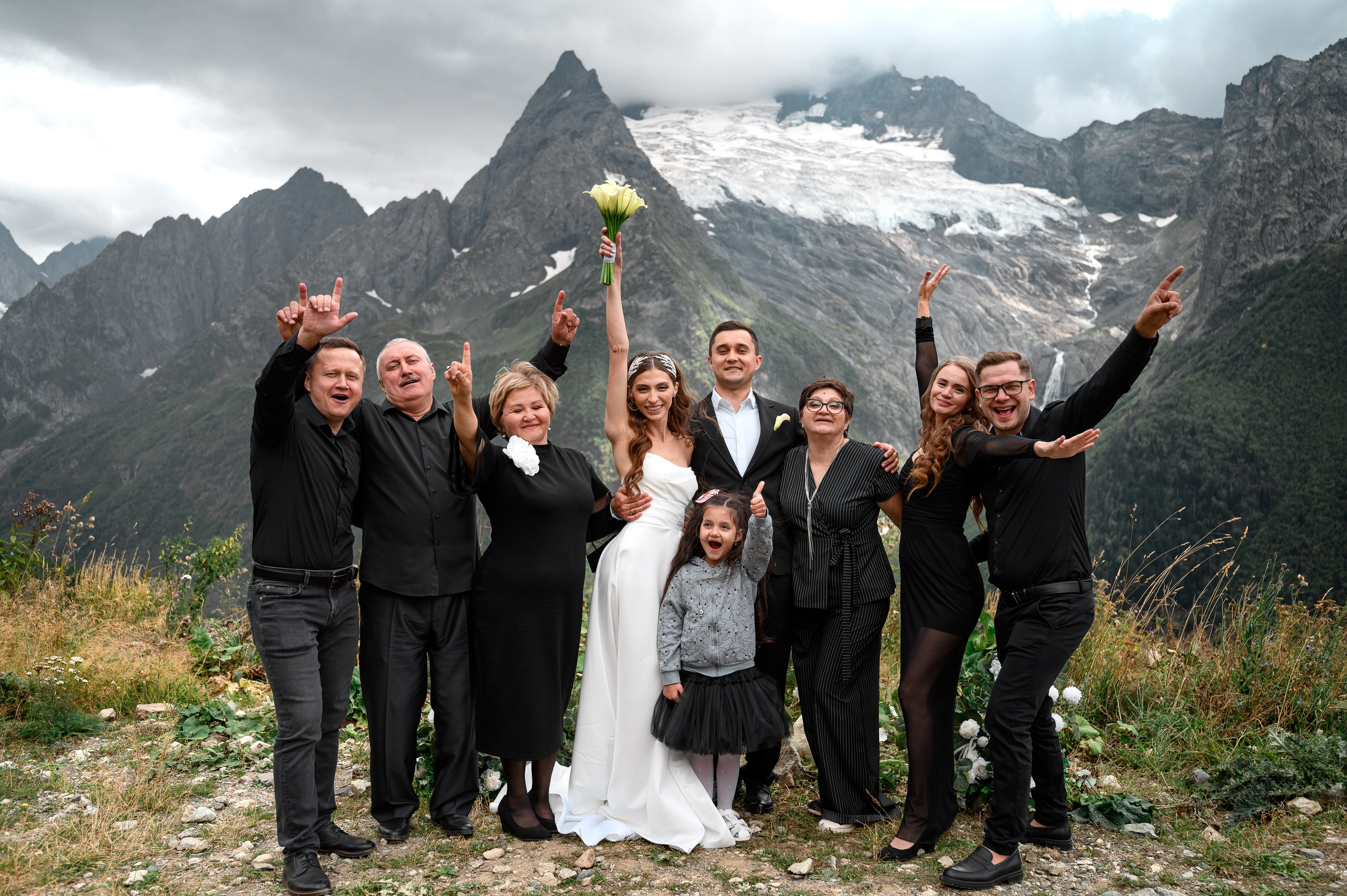 Горная свадьба Рината и Регины (09.09.24). Свадебный и travel фотограф в Волгограде, Сочи, Домбае, Европе