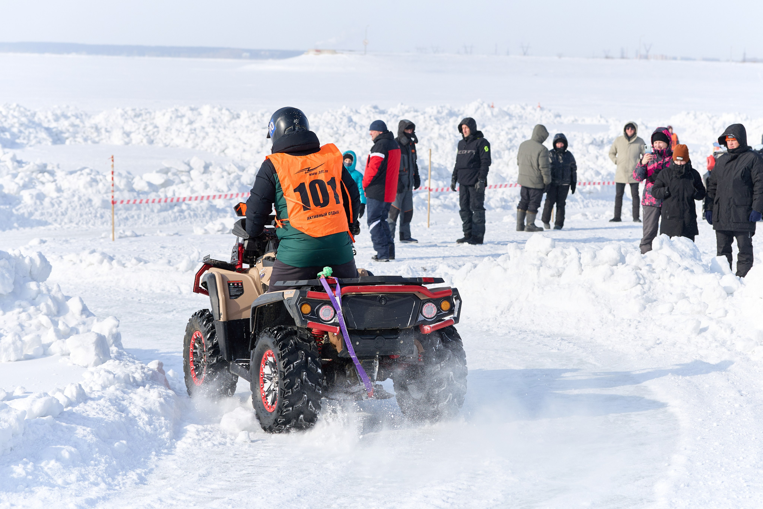 Топим Лёд — 2026. Соревнования на квадроциклах. Фотограф в Новосибирске Алена Скокова