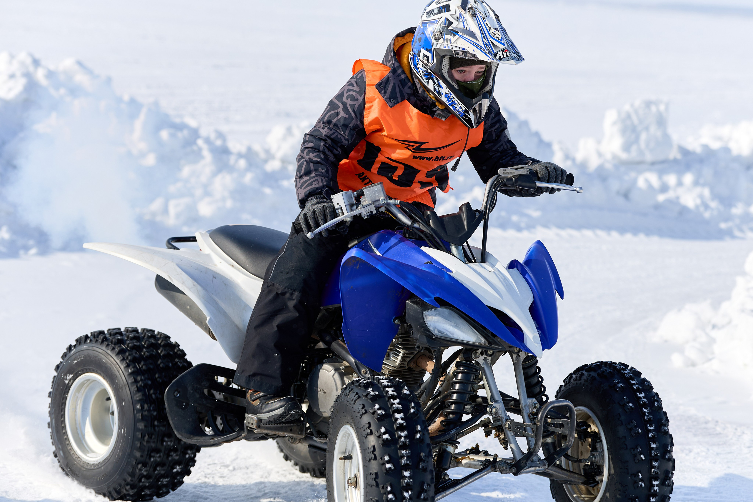 Топим Лёд — 2026. Соревнования на квадроциклах. Фотограф в Новосибирске Алена Скокова