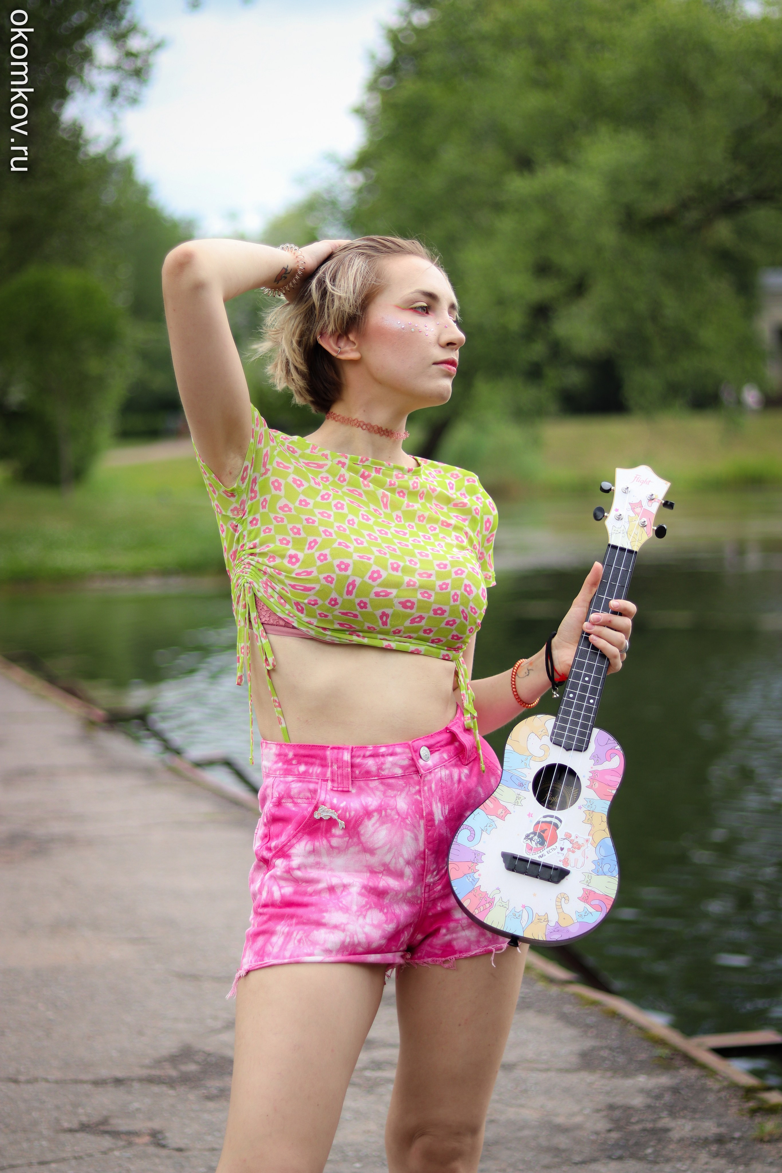 Показ образов на пирсе Московского парка Победы. Ивентный фотограф в Санкт-Петербурге Олег Комков