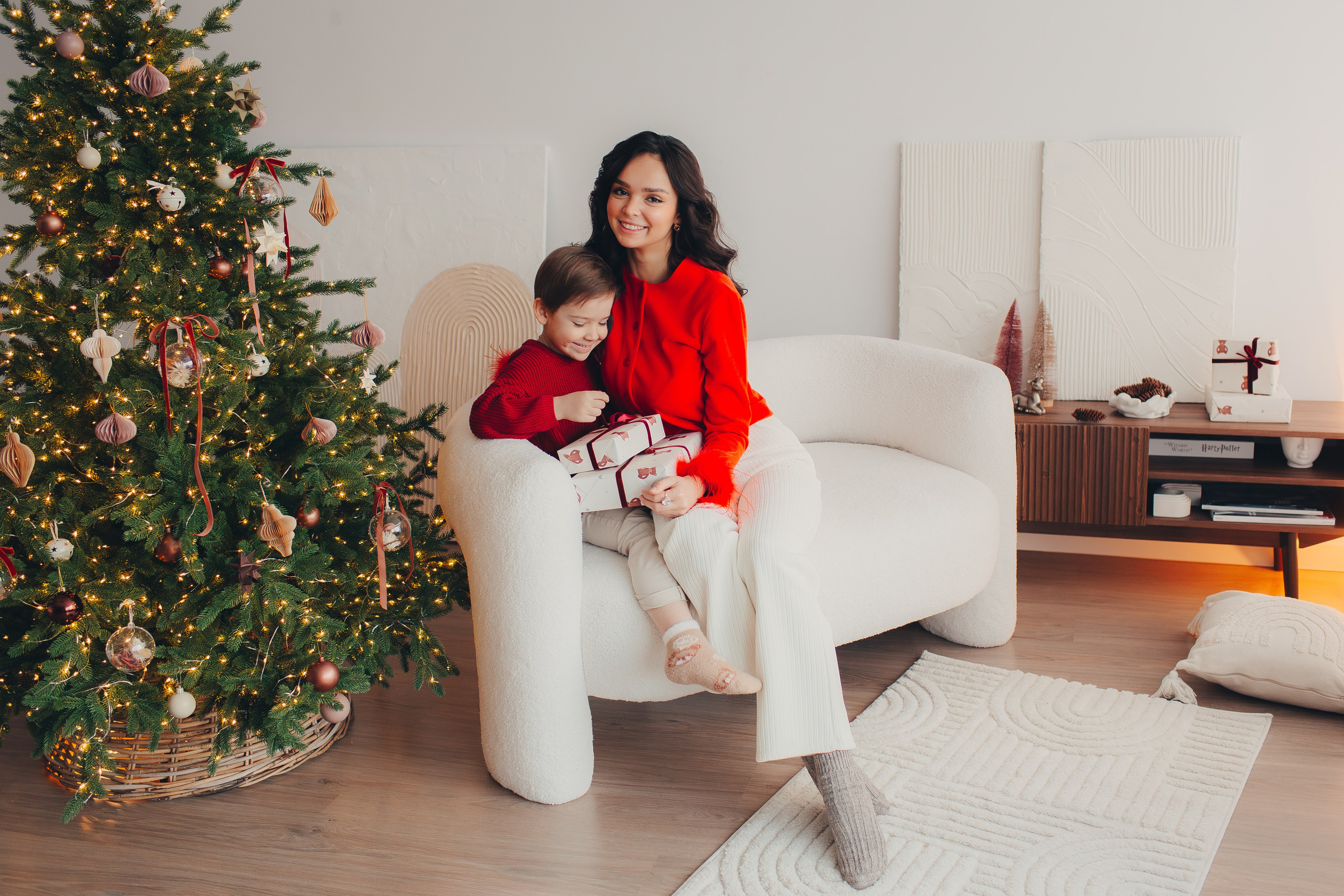 Новогодняя съёмка в студии. Фотограф Евгения Мальцева, Архангельск