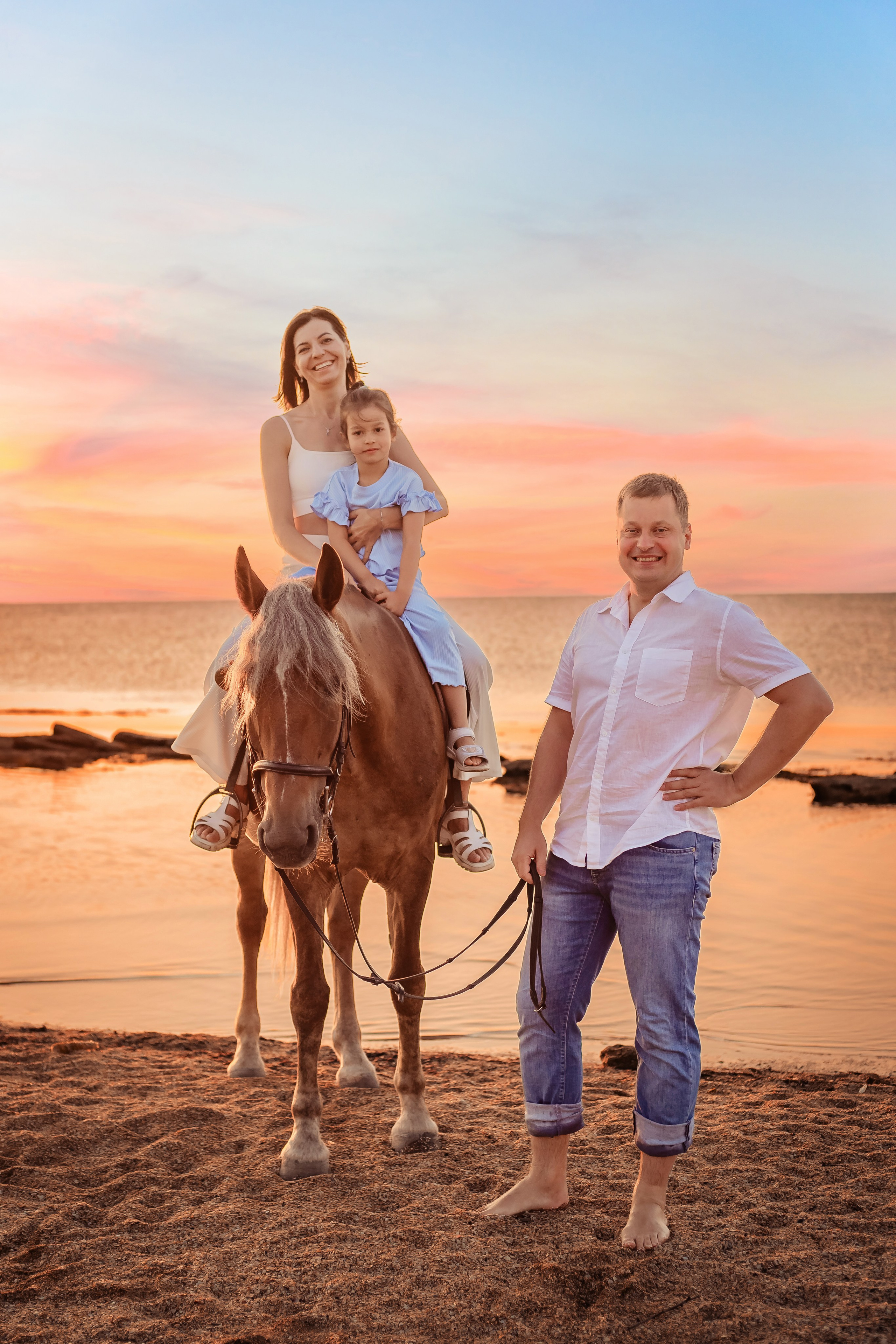 Фотосессия на море с лошадью. Фотограф в Феодосии Наталья Булгакова