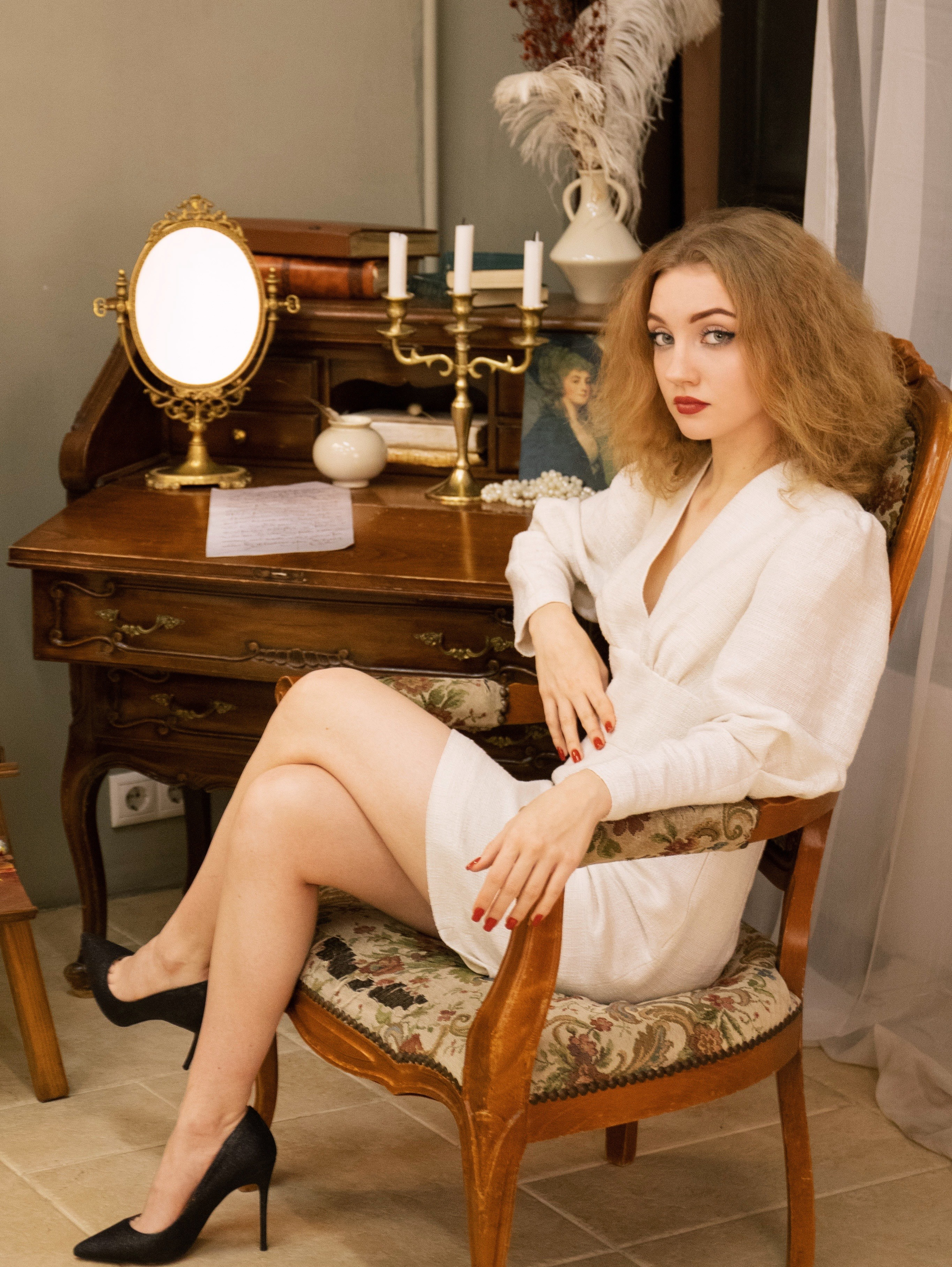 Подруги Новогодняя съемка в студии. Свадебный и семейный фотограф в Москве Мила Широких