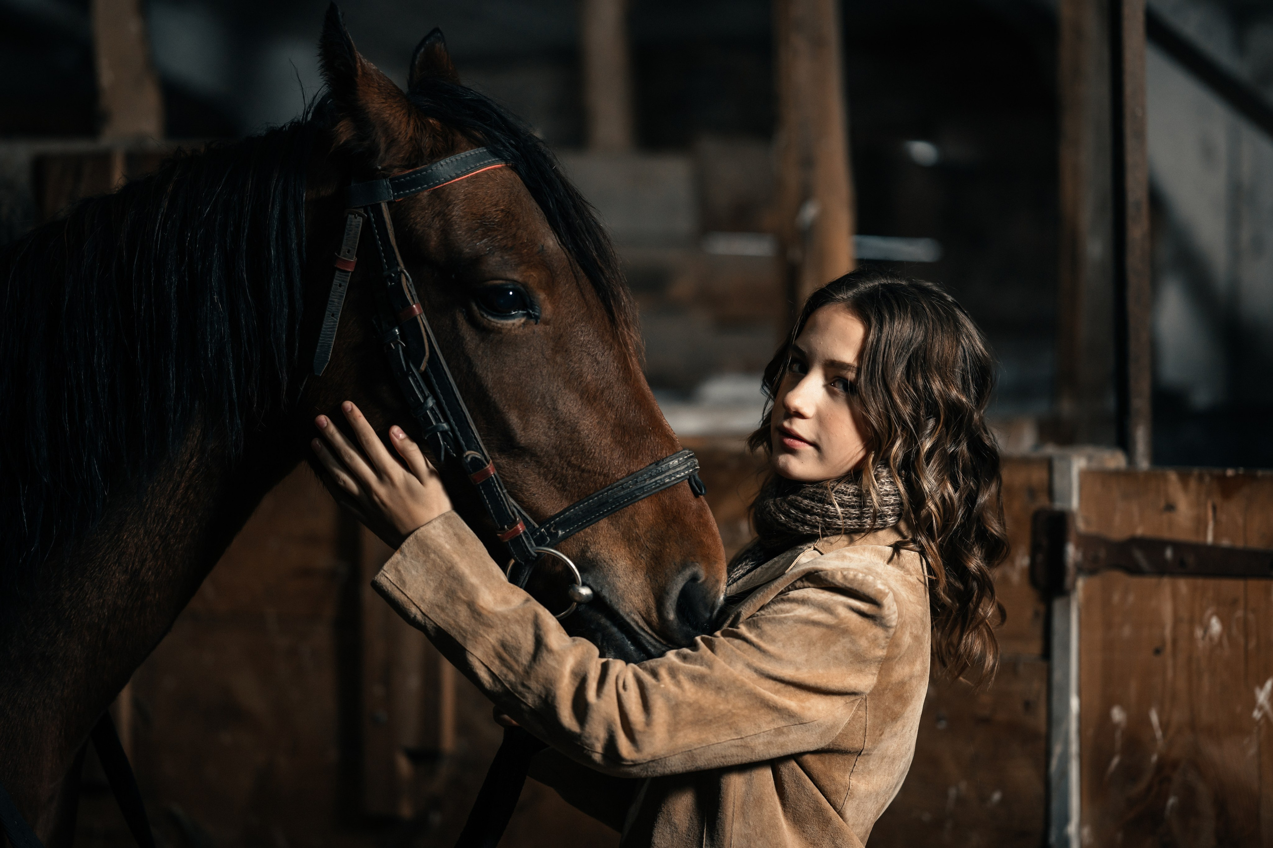 На конюшне. Belichev45foto.ru