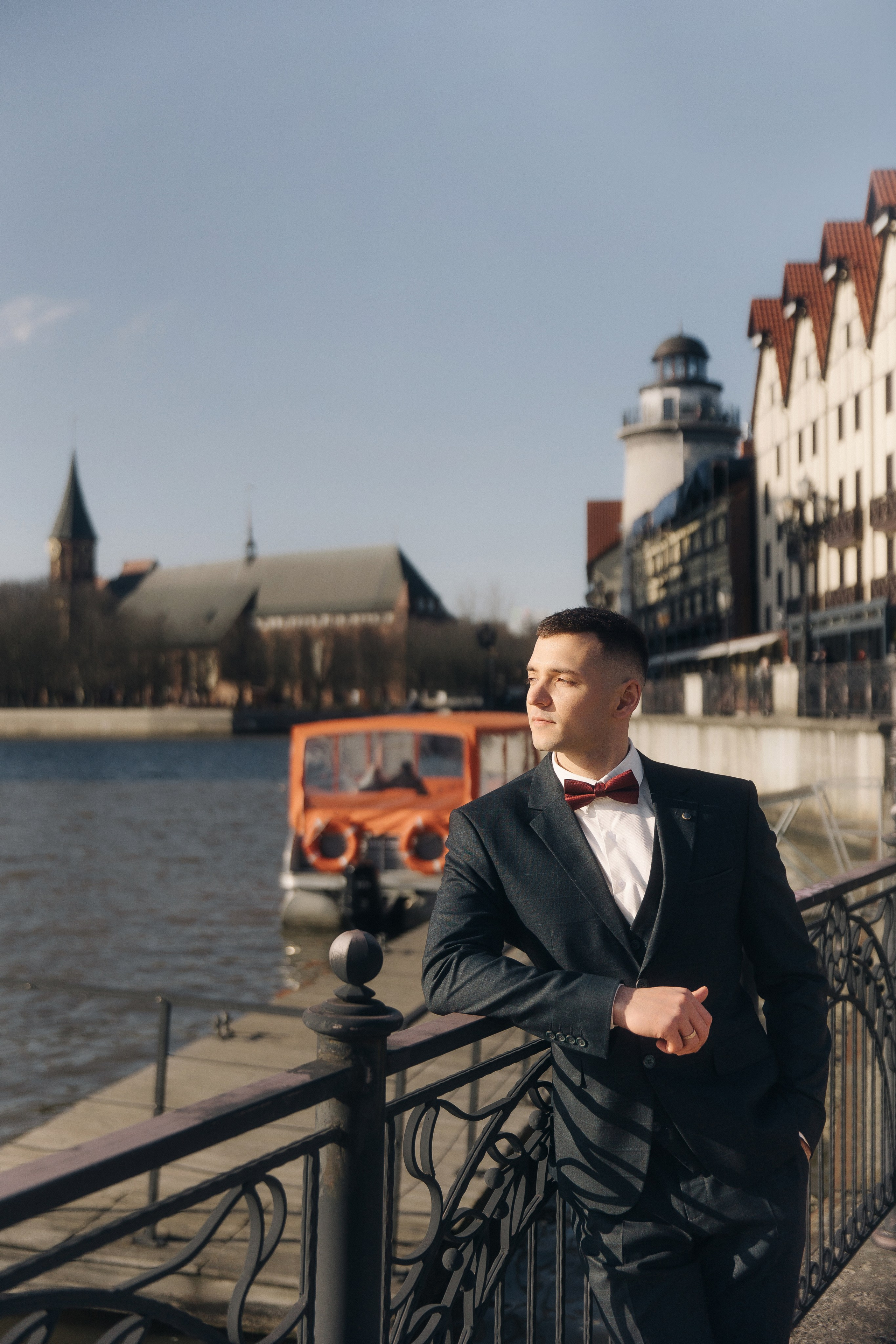 Свадебная фотосессия на закате на море. Свадебный фотограф в Калининграде Мария Ямышева