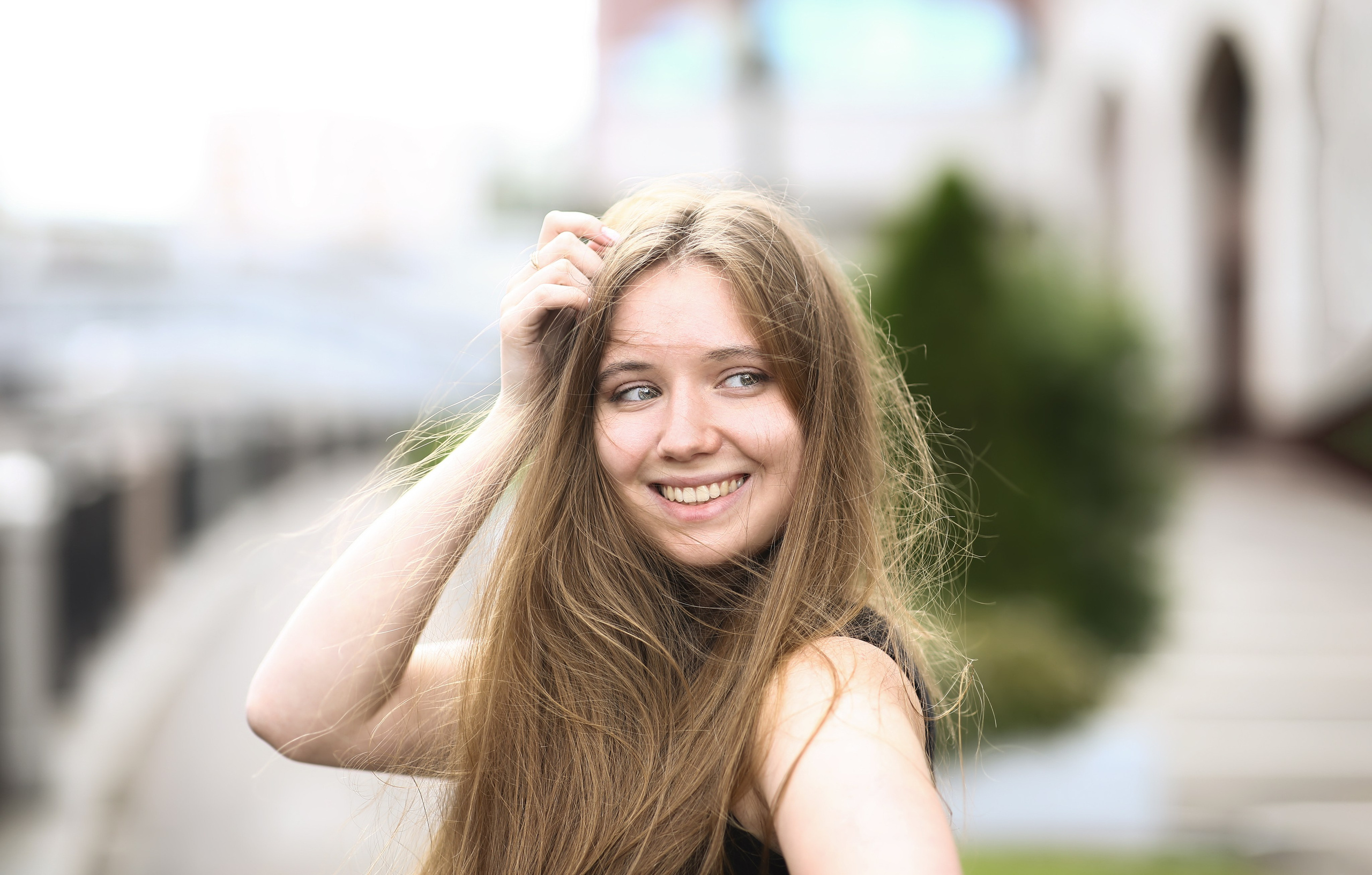 Съемки на улице