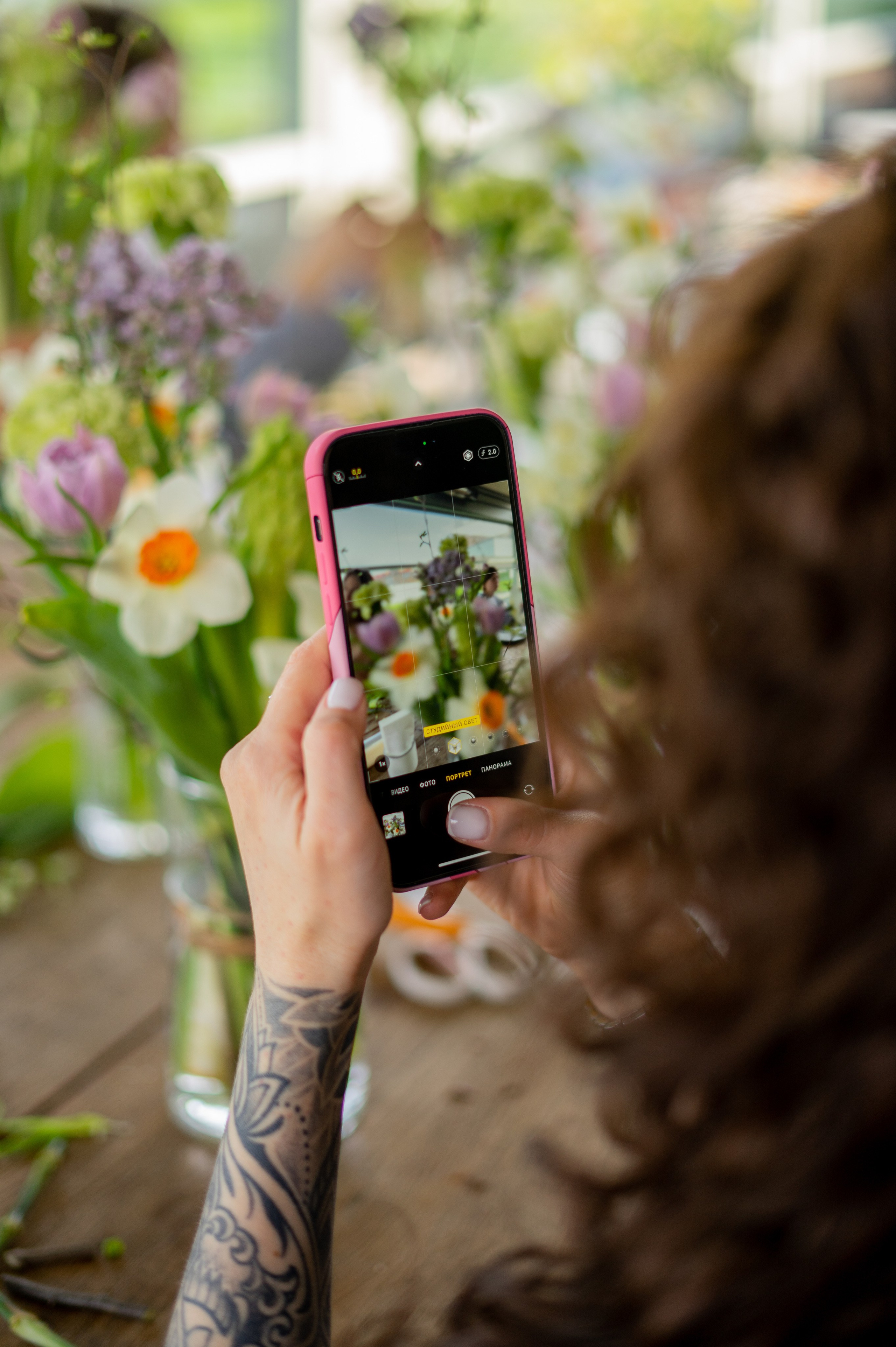 Master class from a florist. Портретный и семейный фотограф в Мариуполе, РФ. Даша Жогло