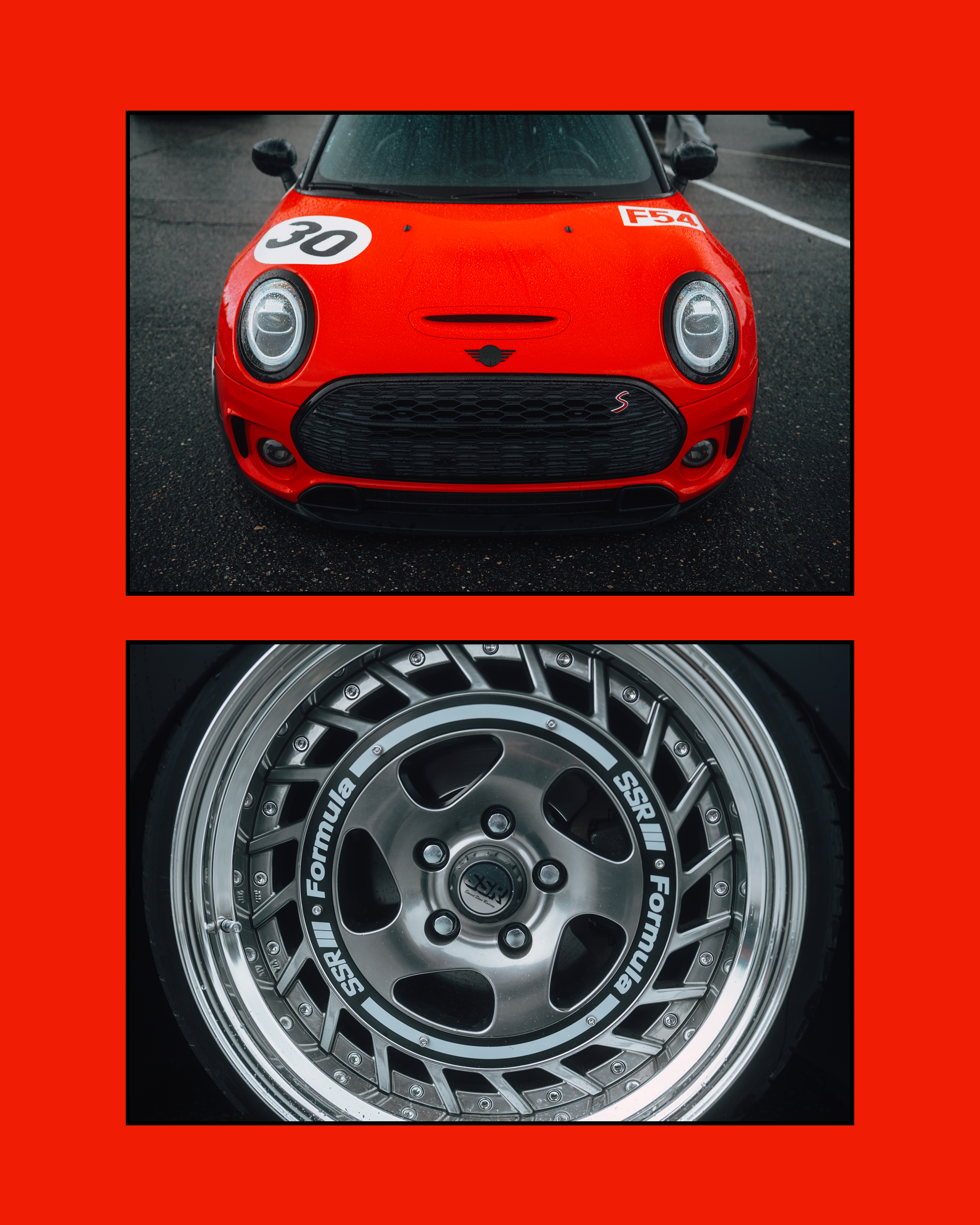 Mini Clubman Auto.ru & Resource Stickers. DeLorein