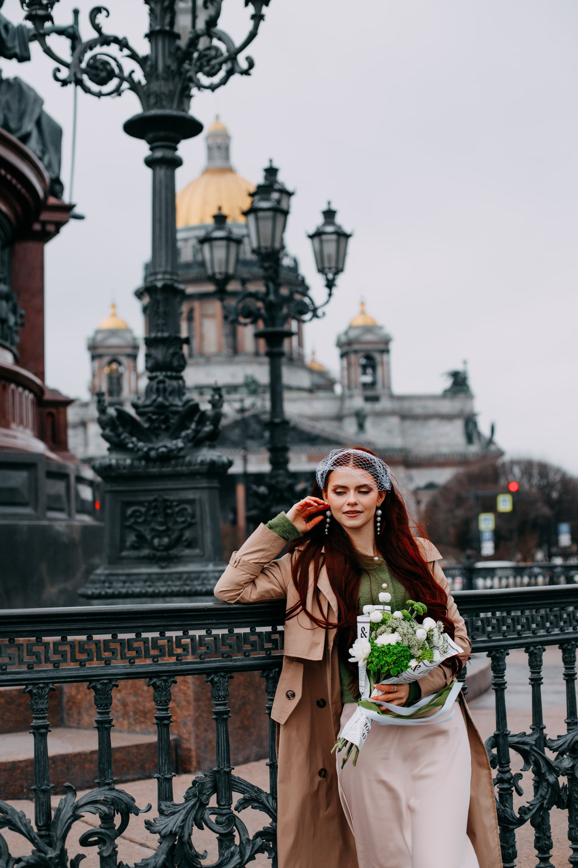 Прогулка у Исаакия. Фотограф в Санкт-Петербурге Alina Film