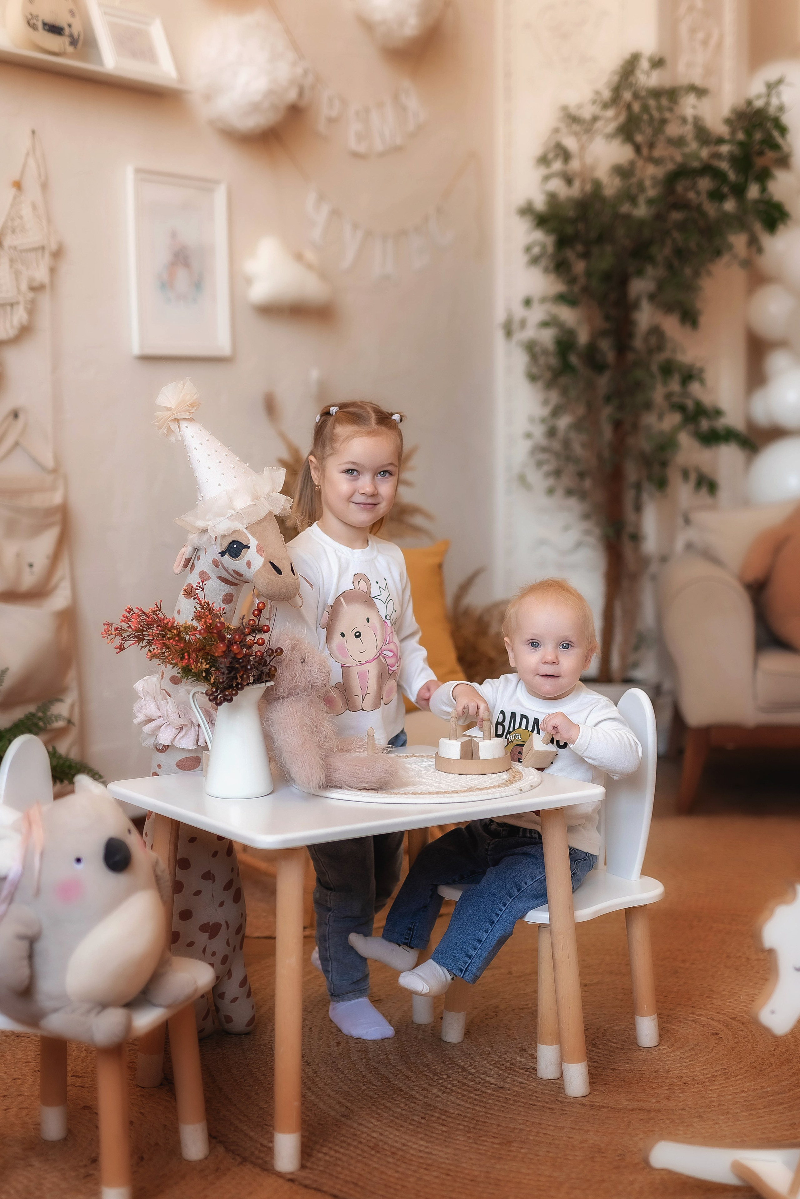 Семейная фотосессия в студии. Семейный, детский фотограф в Воронеже Анна Никитина