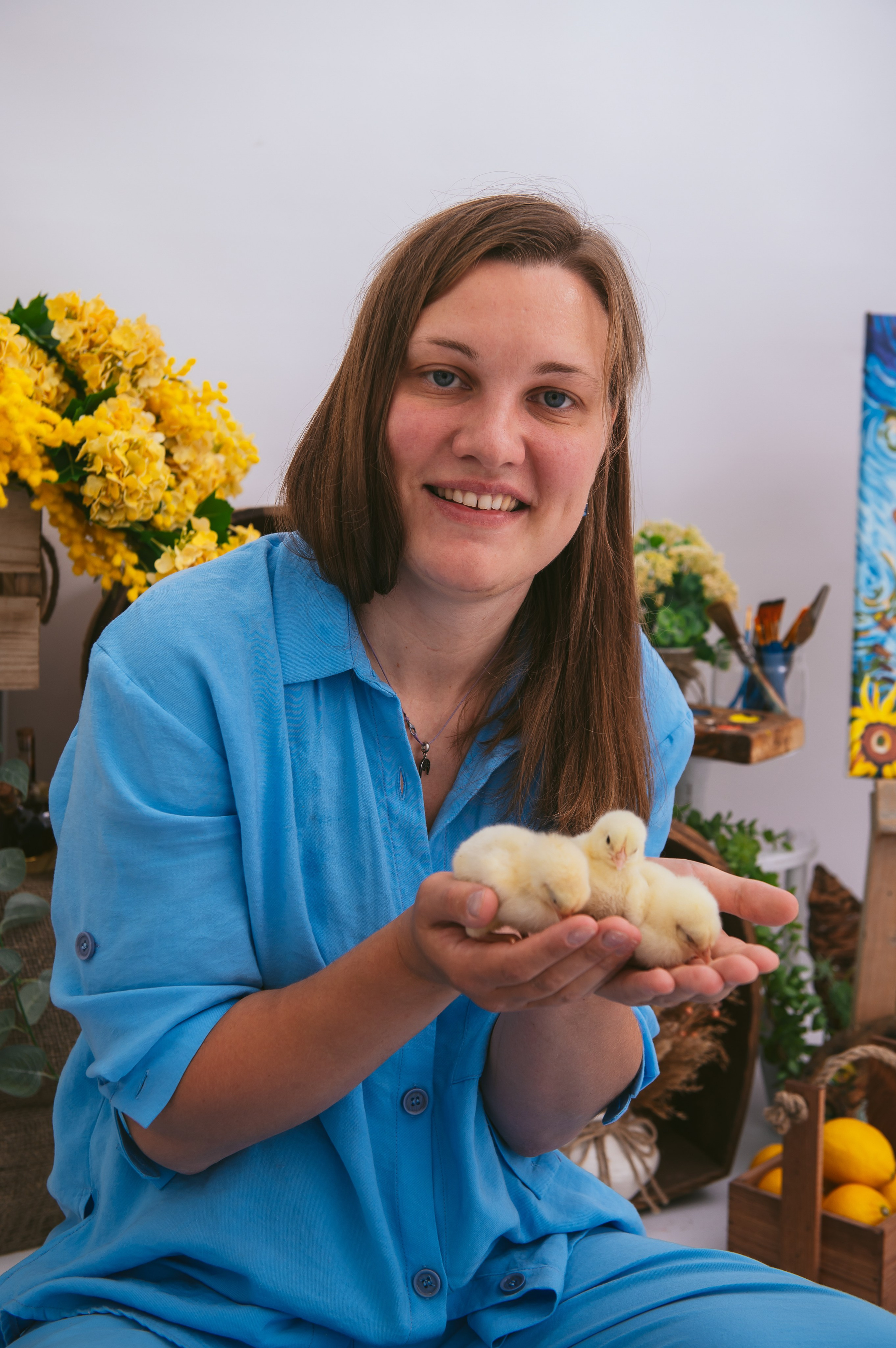 Цыплята. Детский фотограф Магадан