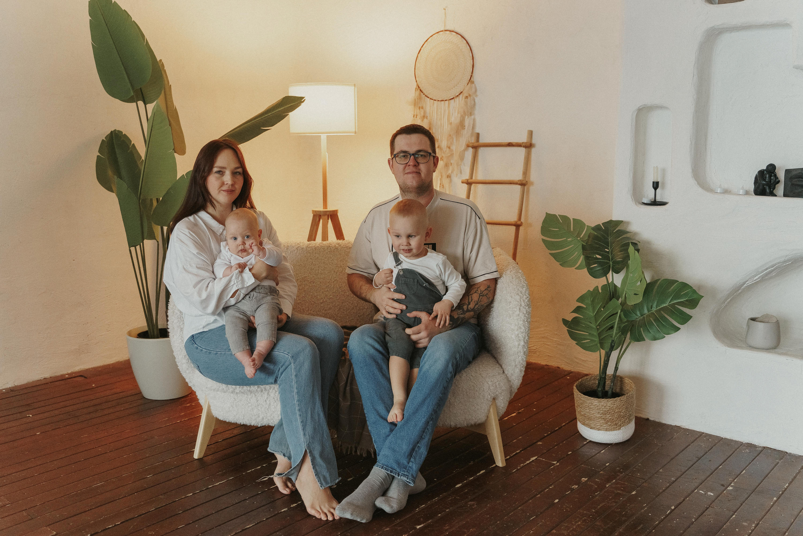 Семейная фотосессия: Катя и Дима, Саша и Артемка. Фотограф Анна Кузнецова | Казань | Красная Поляна, Сириус, Сочи