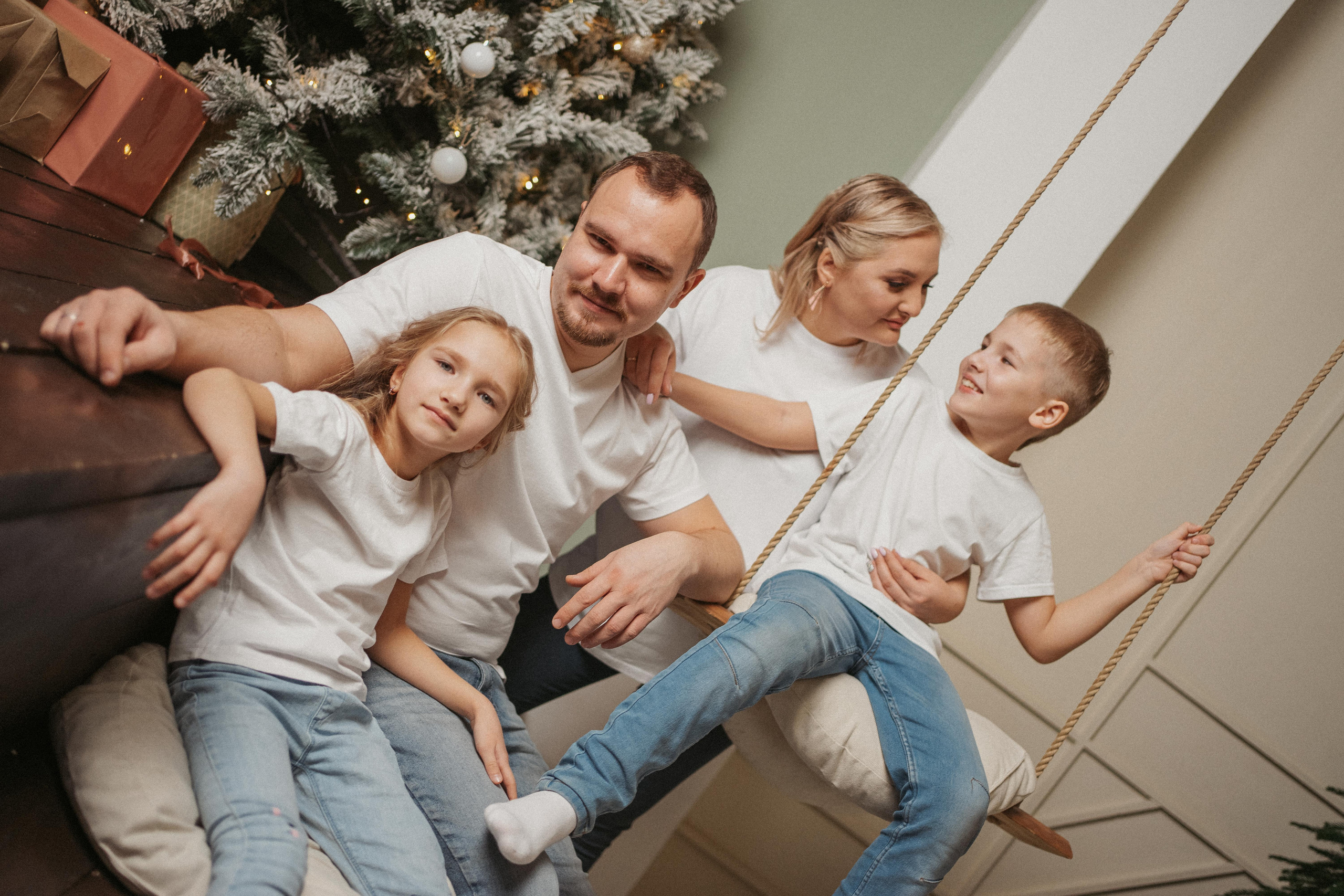 Новогодняя история: Луиза и Паша, Камелия и Тимофей. Портретный фотограф в Казани, Красной Поляне и Сочи Анна Кузнецова