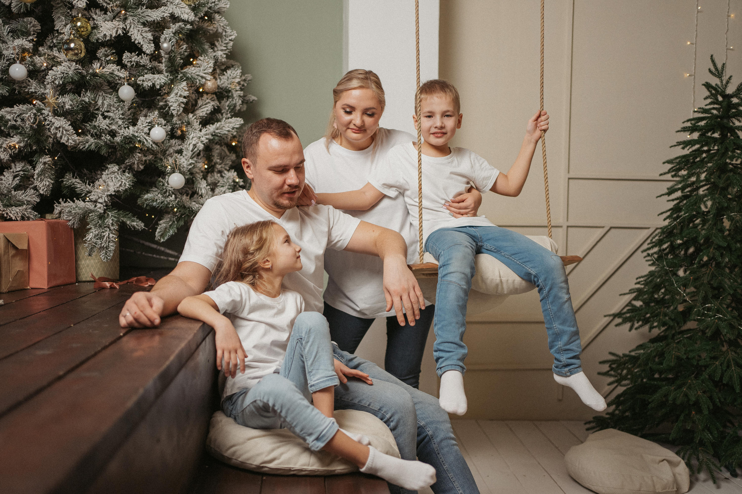 Новогодняя история: Луиза и Паша, Камелия и Тимофей. Портретный фотограф в Казани, Красной Поляне и Сочи Анна Кузнецова