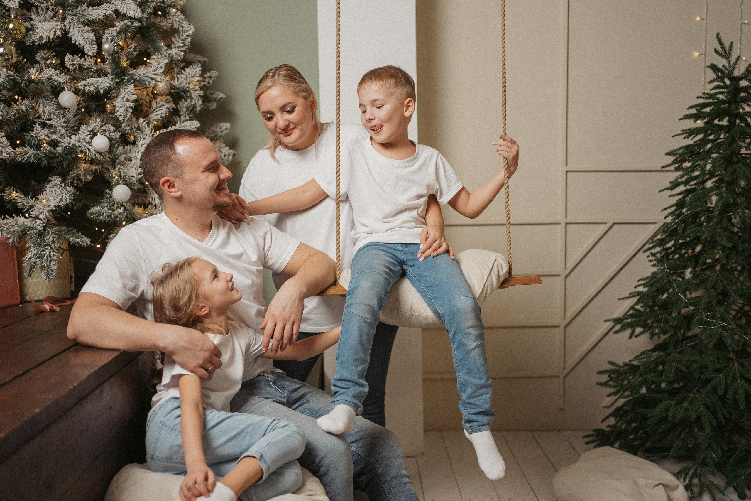 Новогодняя история: Луиза и Паша, Камелия и Тимофей. Портретный фотограф в Казани, Красной Поляне и Сочи Анна Кузнецова