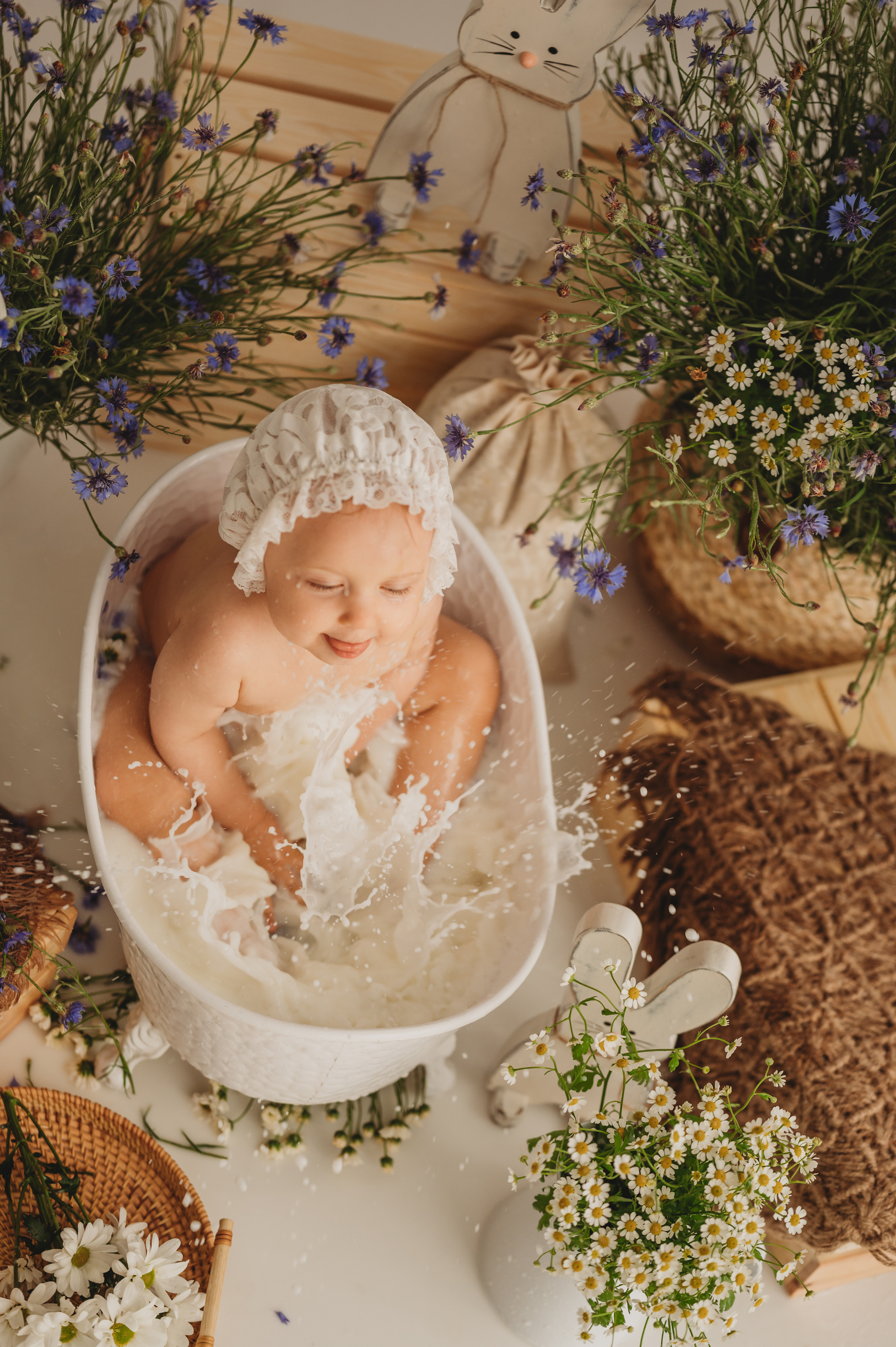 Настена и васильки. Детский и семейный фотограф Ирина Гладких