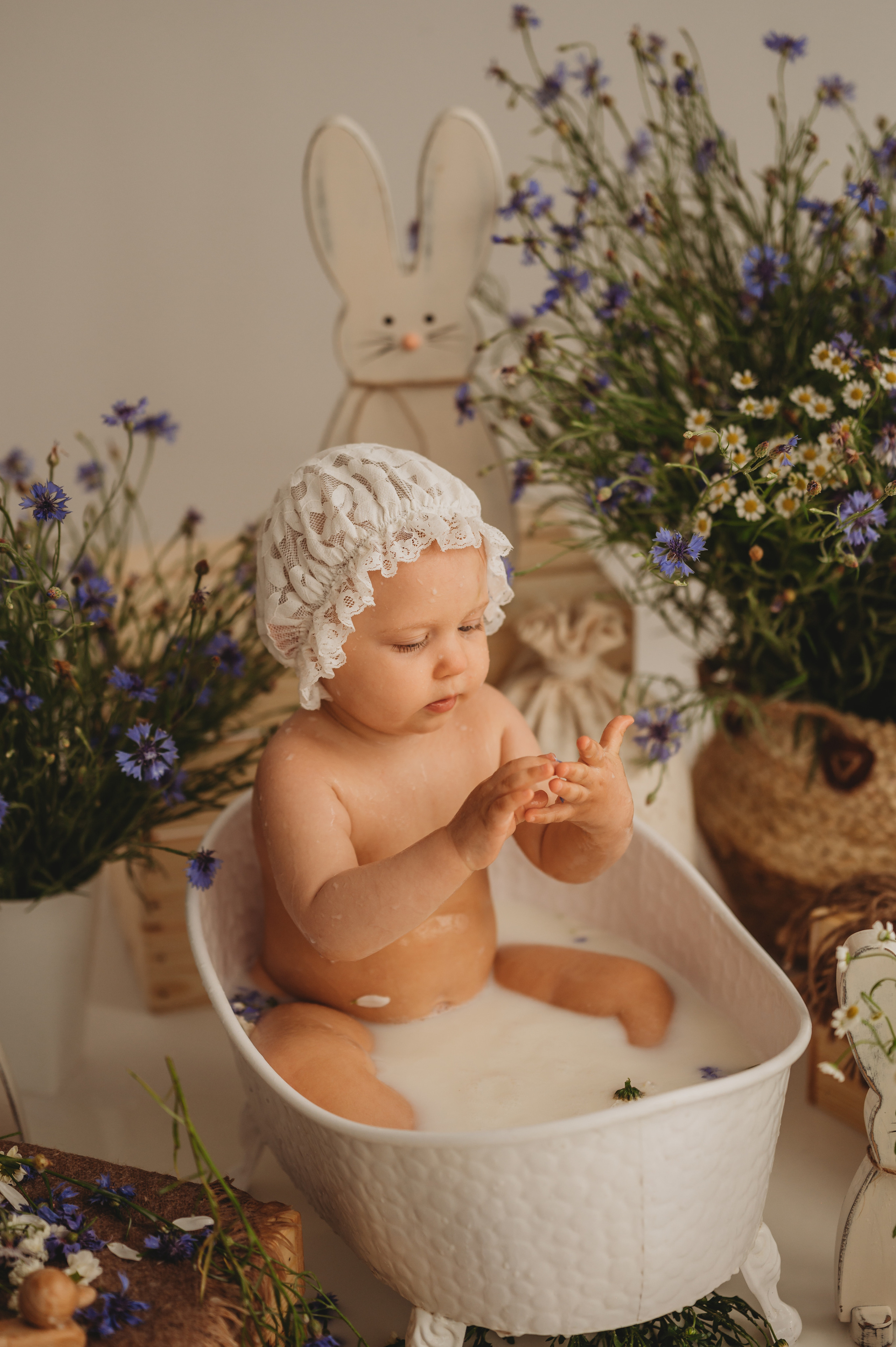 Настена и васильки. Детский и семейный фотограф Ирина Гладких