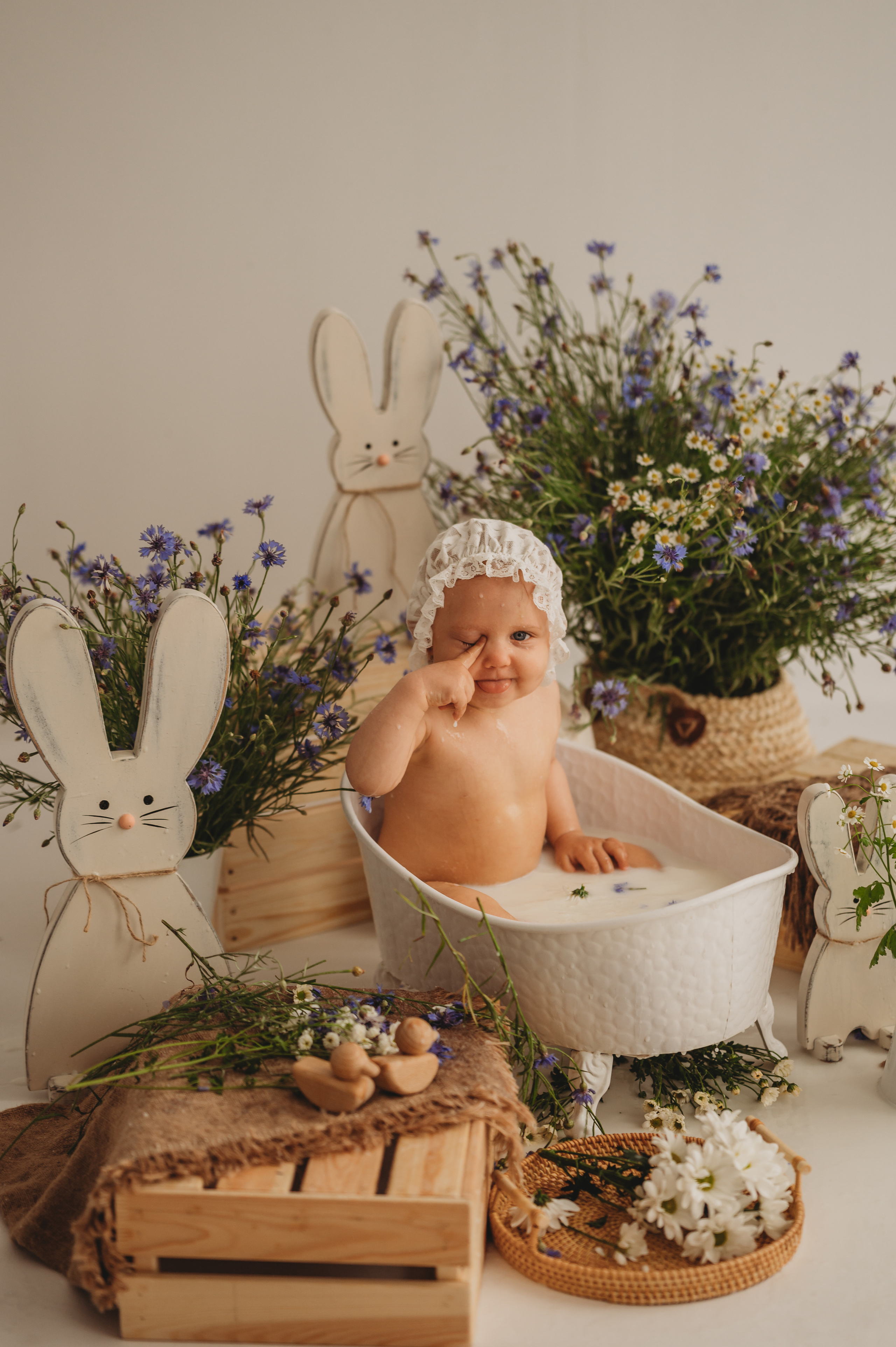 Настена и васильки. Детский и семейный фотограф Ирина Гладких