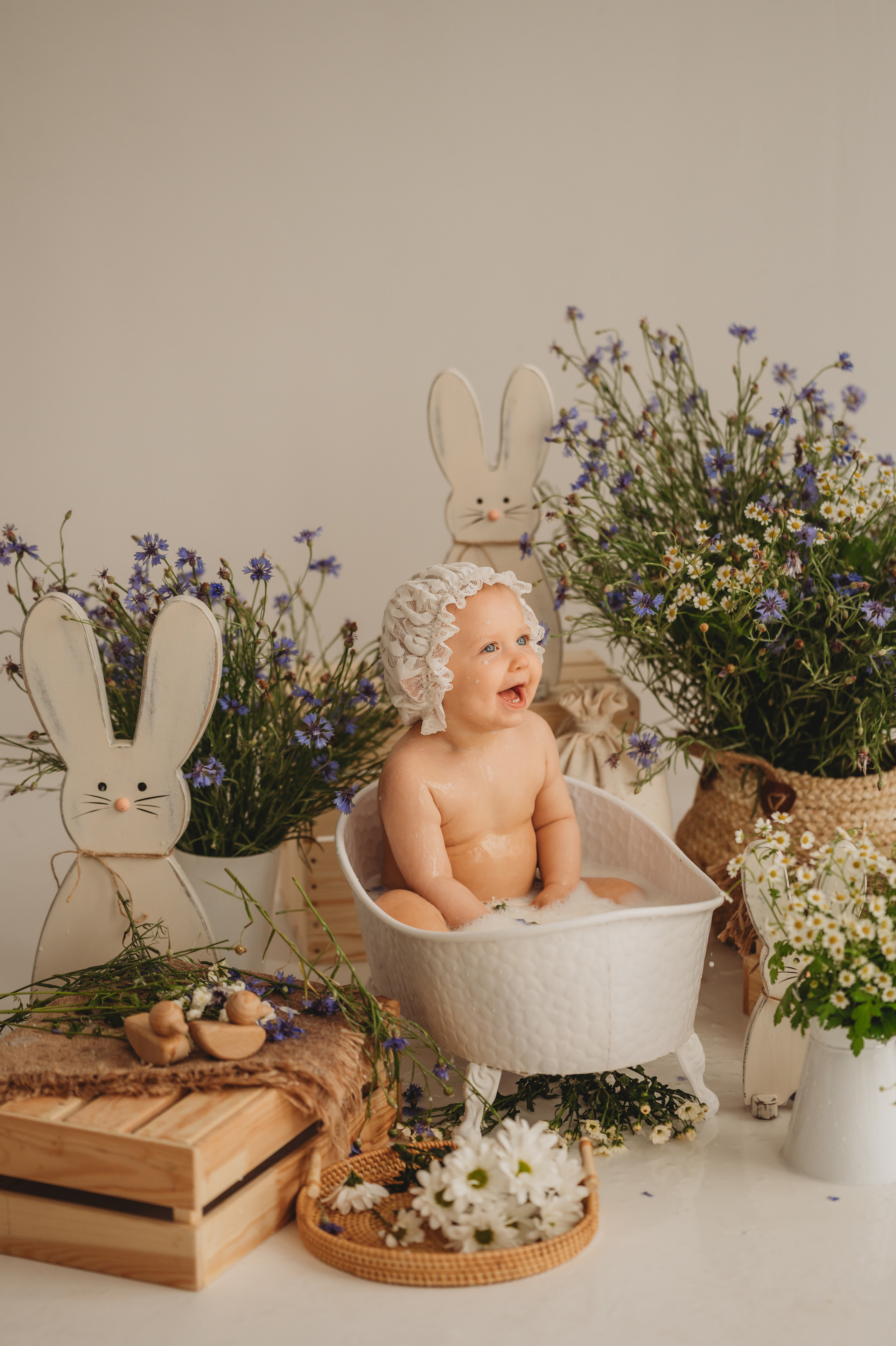 Настена и васильки. Детский и семейный фотограф Ирина Гладких