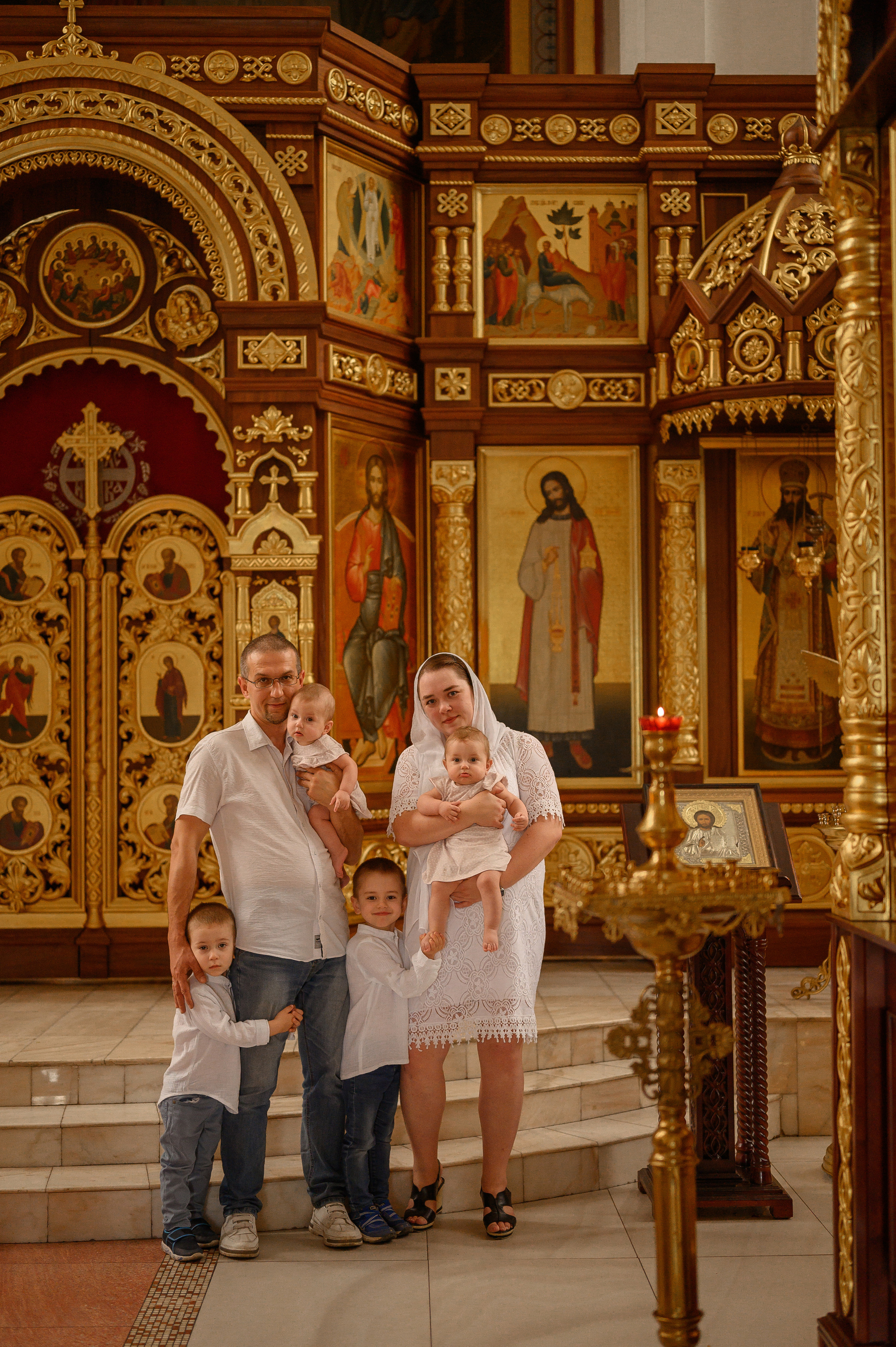 Крещение Катюши и Лизоньки. Детский и семейный фотограф Ирина Гладких