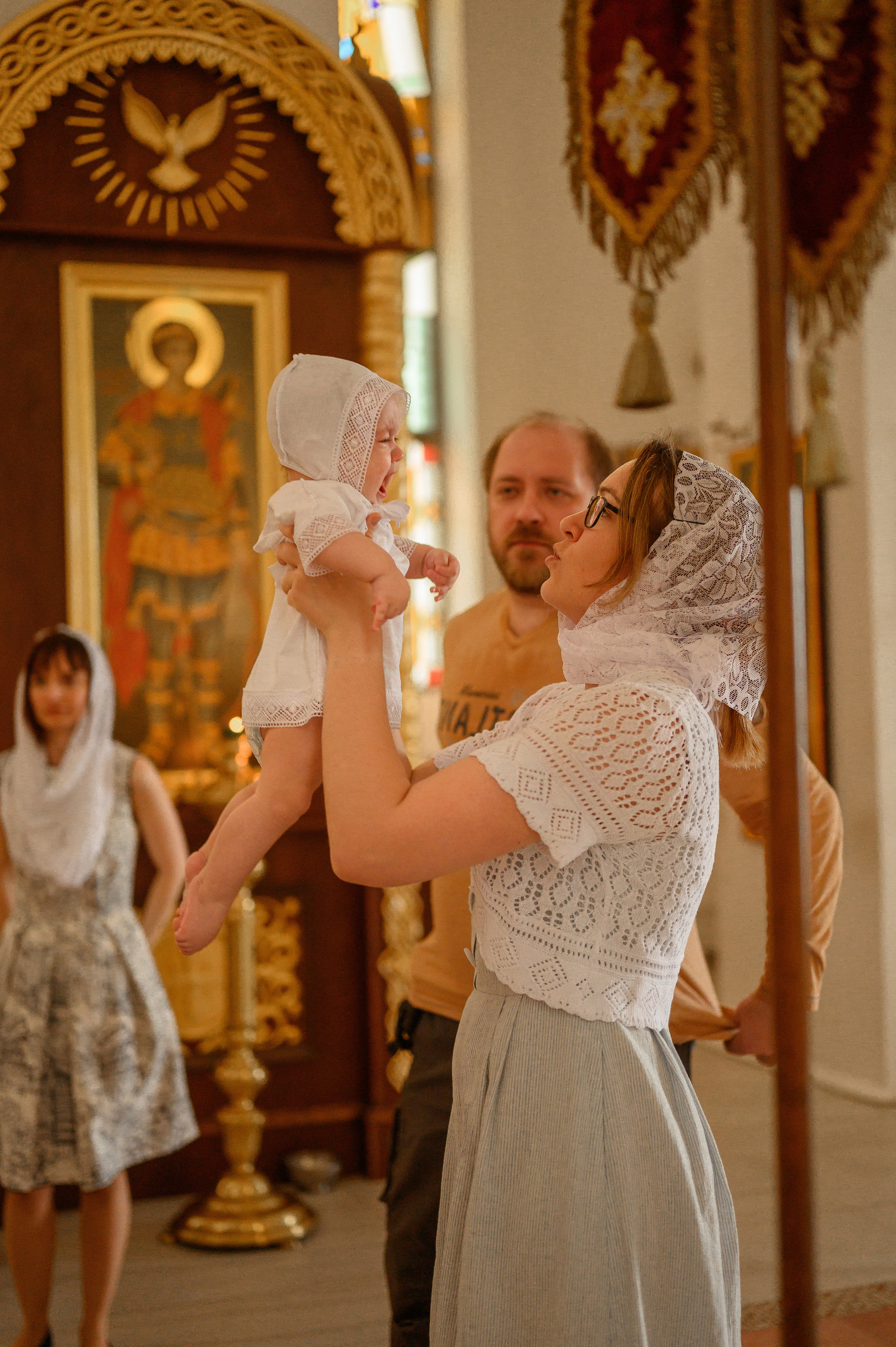 Крещение Катюши и Лизоньки. Детский и семейный фотограф Ирина Гладких