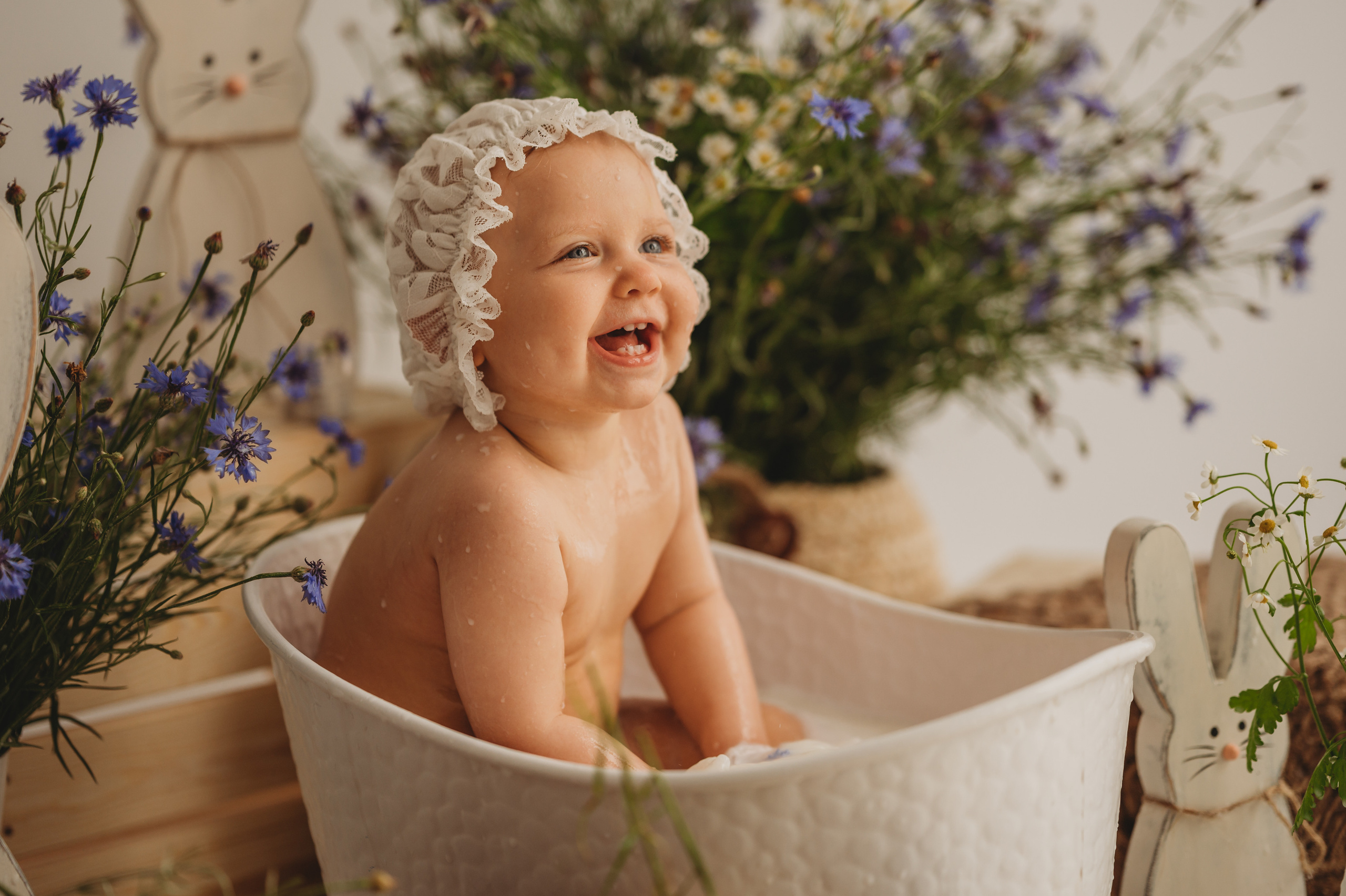 Настена и васильки. Детский и семейный фотограф Ирина Гладких